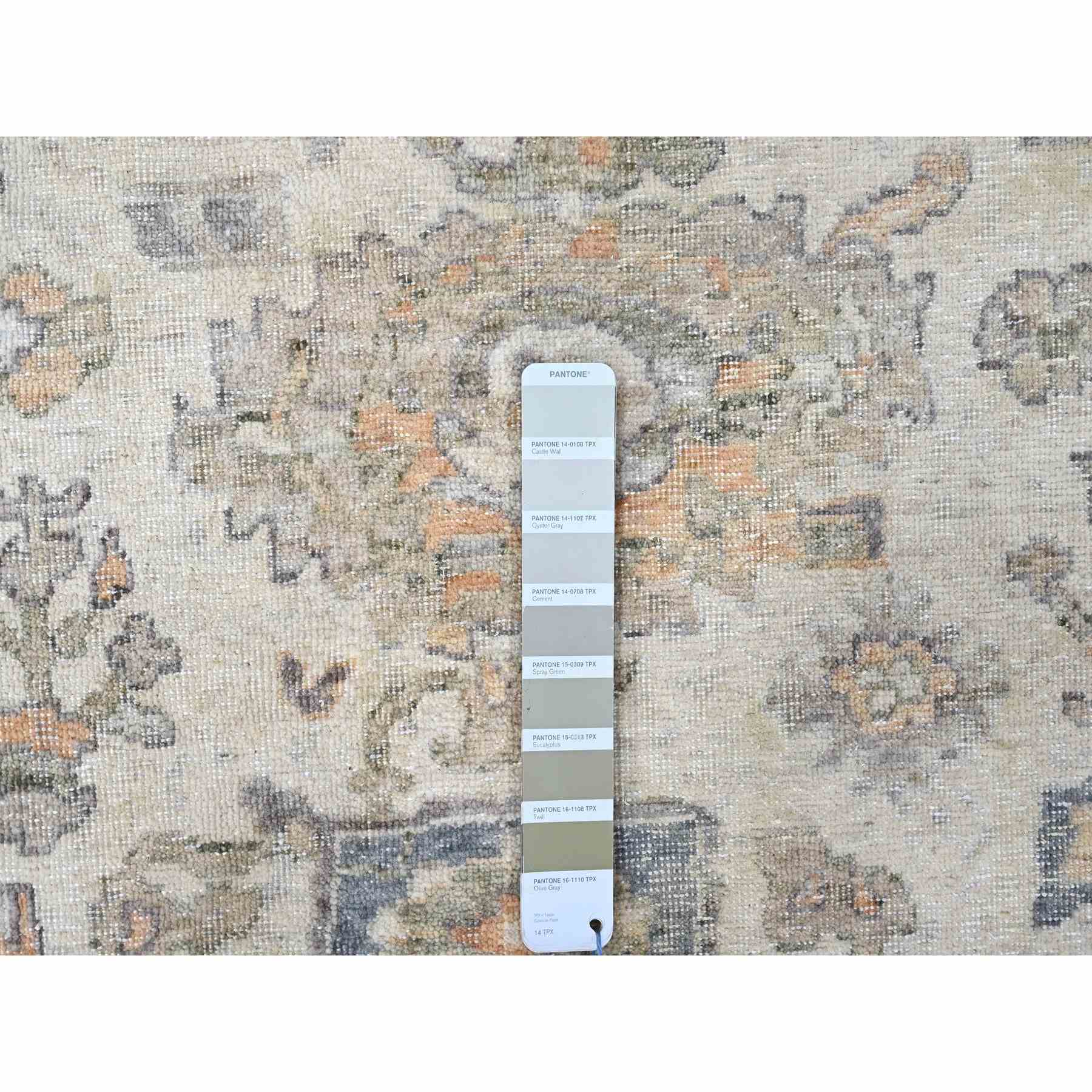 Oushak-And-Peshawar-Hand-Knotted-Rug-51075