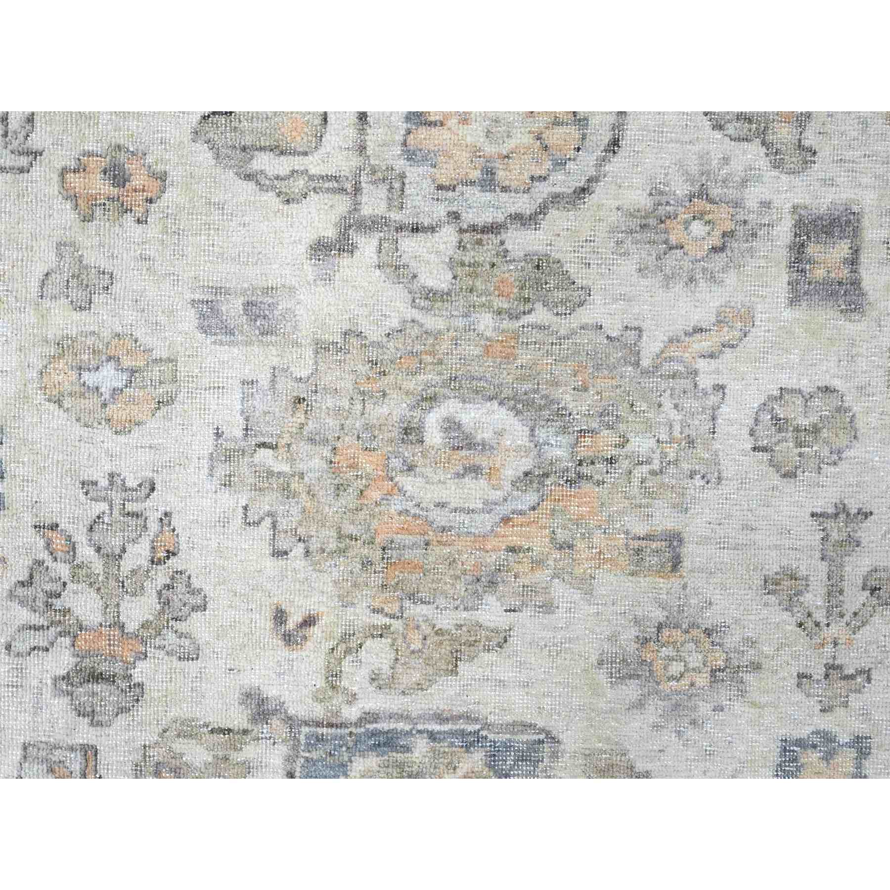 Oushak-And-Peshawar-Hand-Knotted-Rug-51075