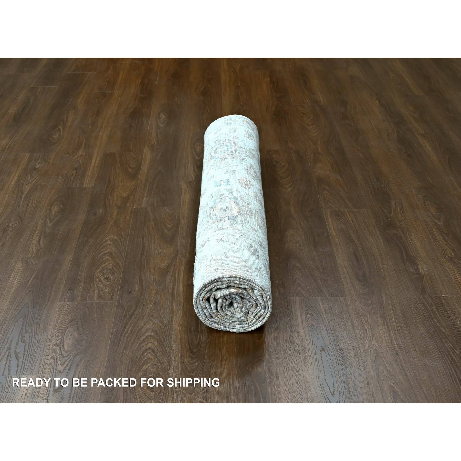 Oushak-And-Peshawar-Hand-Knotted-Rug-51075