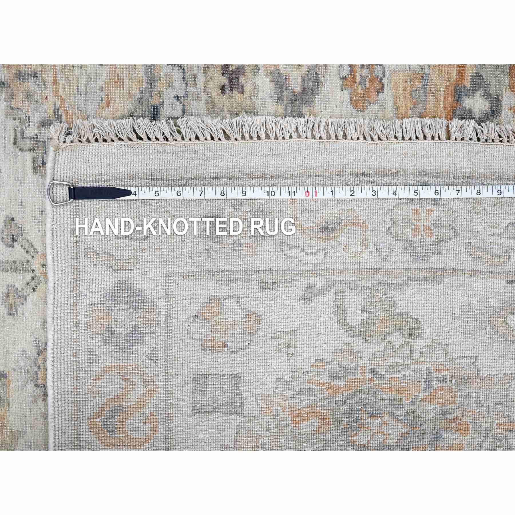 Oushak-And-Peshawar-Hand-Knotted-Rug-51075