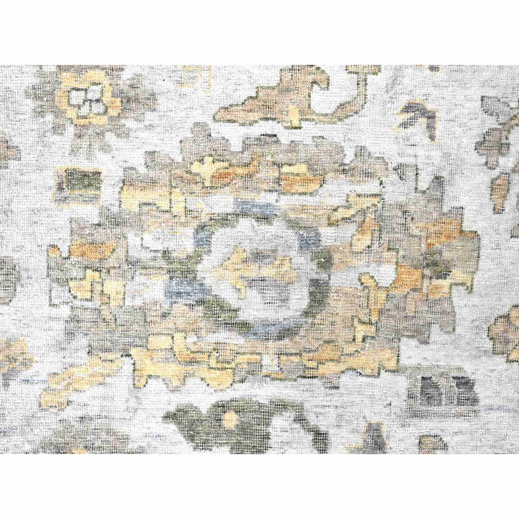 Oushak-And-Peshawar-Hand-Knotted-Rug-51085