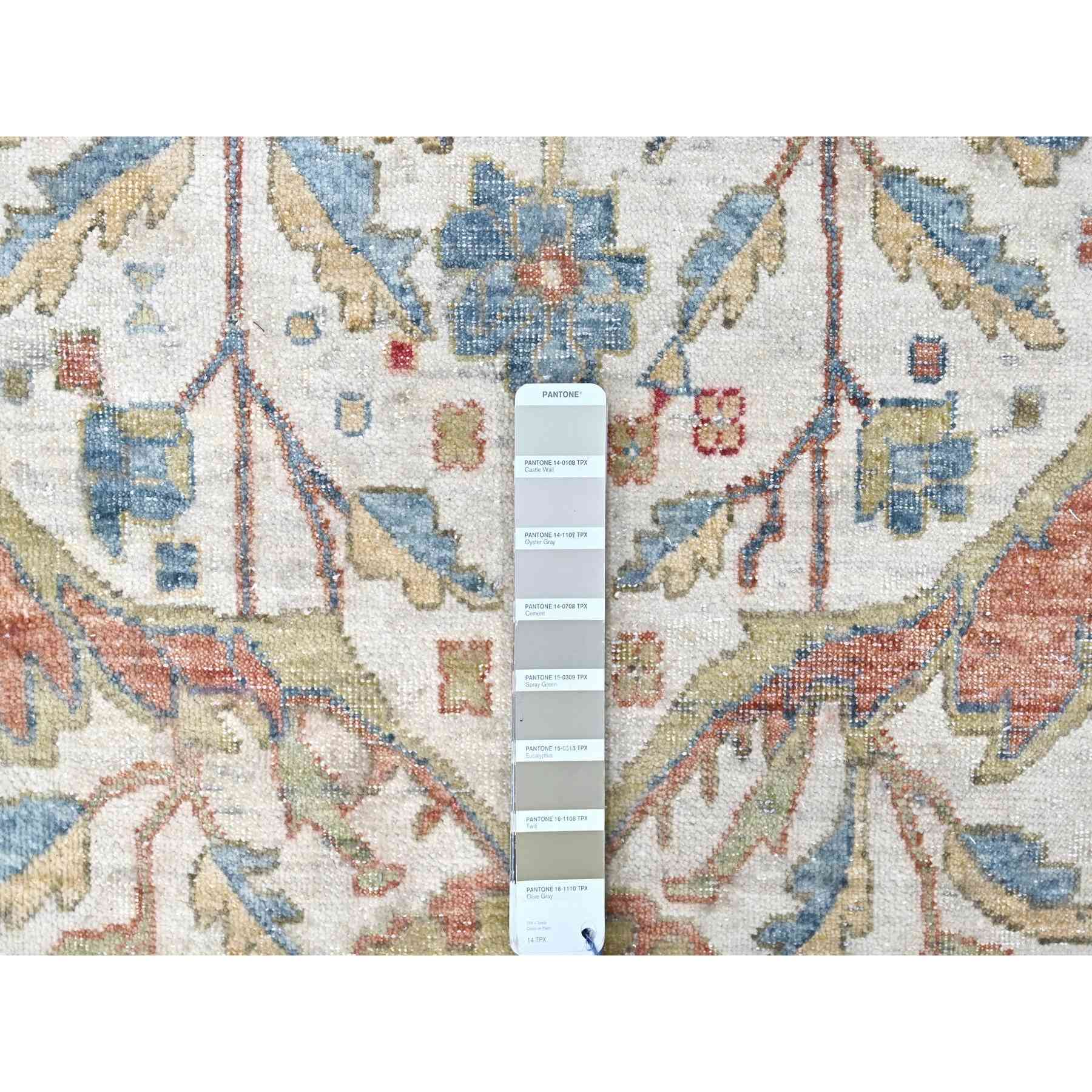 Oushak-And-Peshawar-Hand-Knotted-Rug-51105