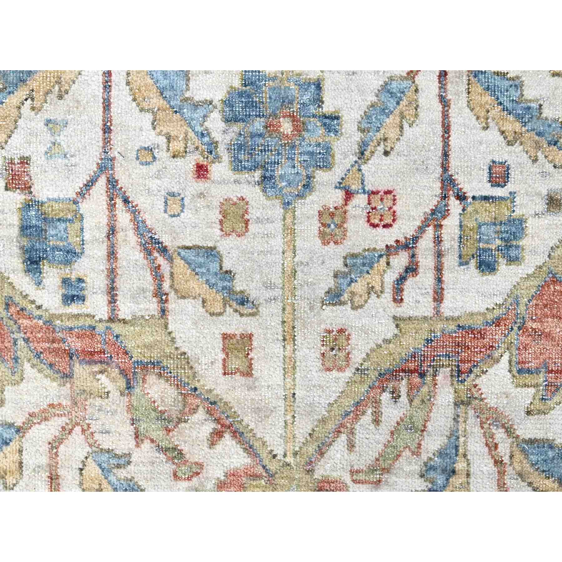 Oushak-And-Peshawar-Hand-Knotted-Rug-51105