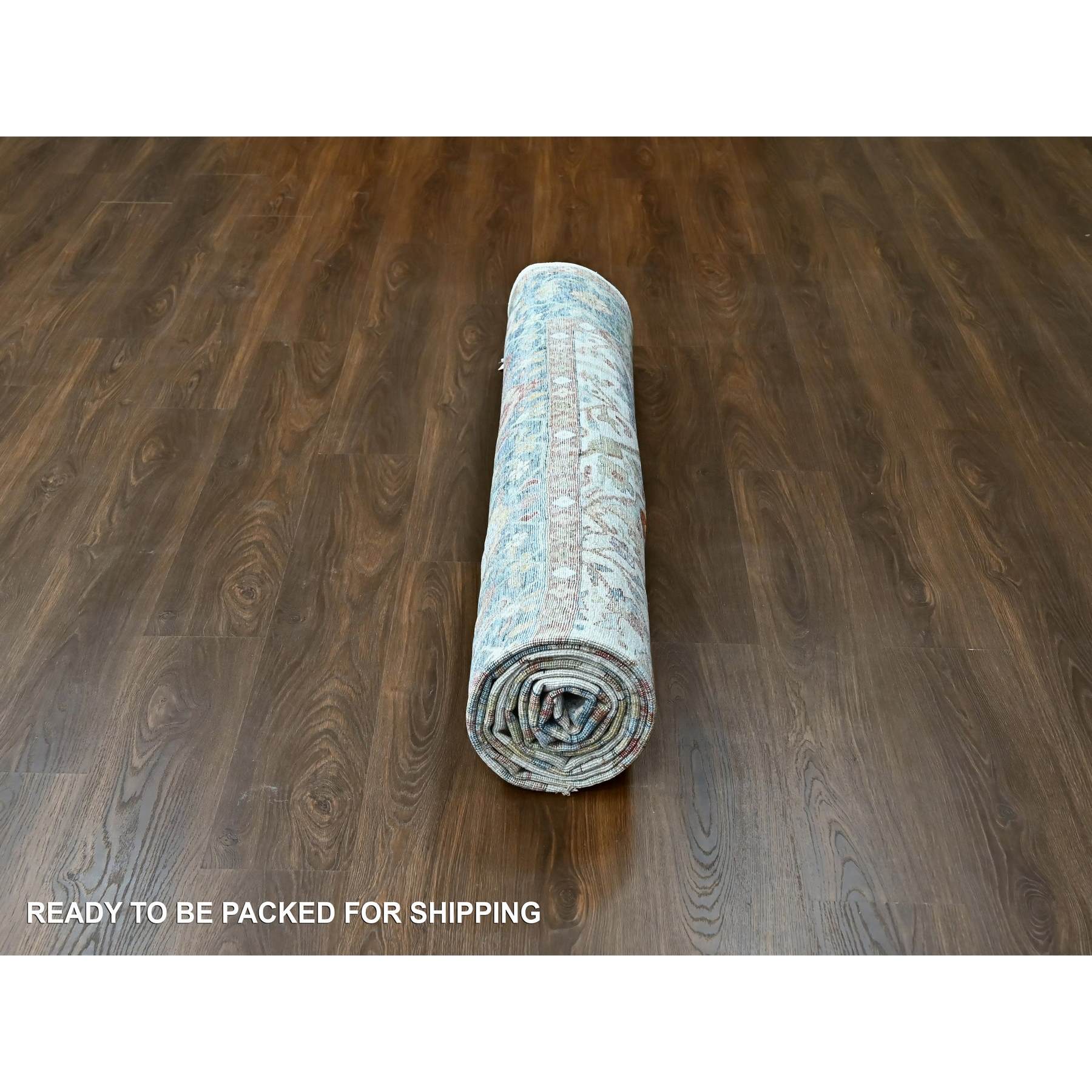 Oushak-And-Peshawar-Hand-Knotted-Rug-51105