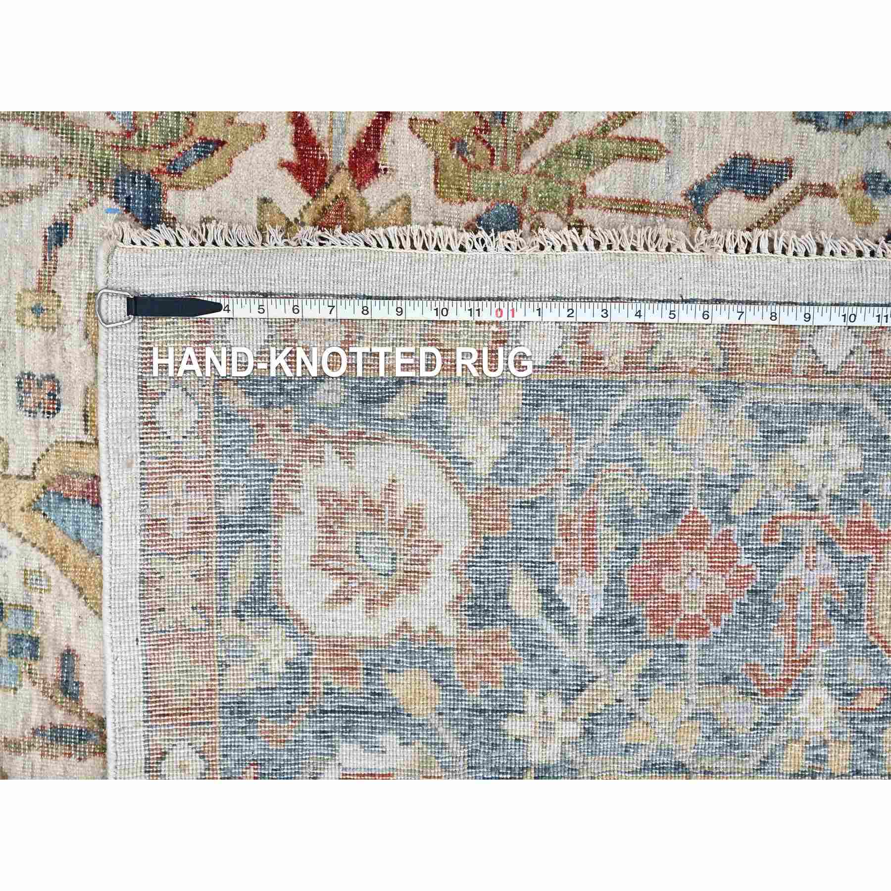 Oushak-And-Peshawar-Hand-Knotted-Rug-51105
