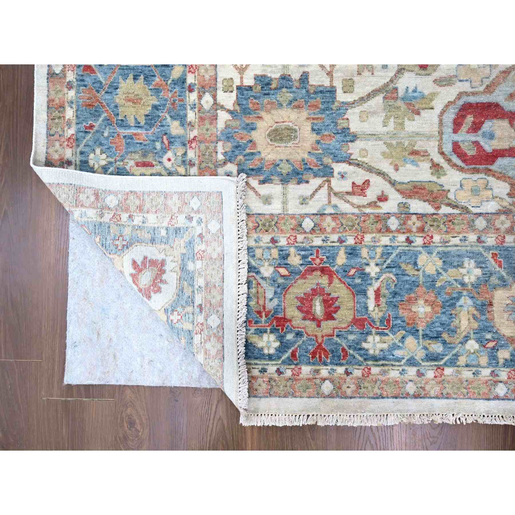 Oushak-And-Peshawar-Hand-Knotted-Rug-51110