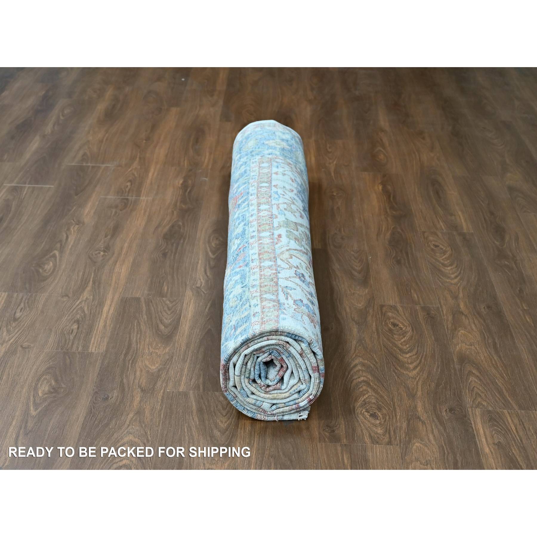 Oushak-And-Peshawar-Hand-Knotted-Rug-51110