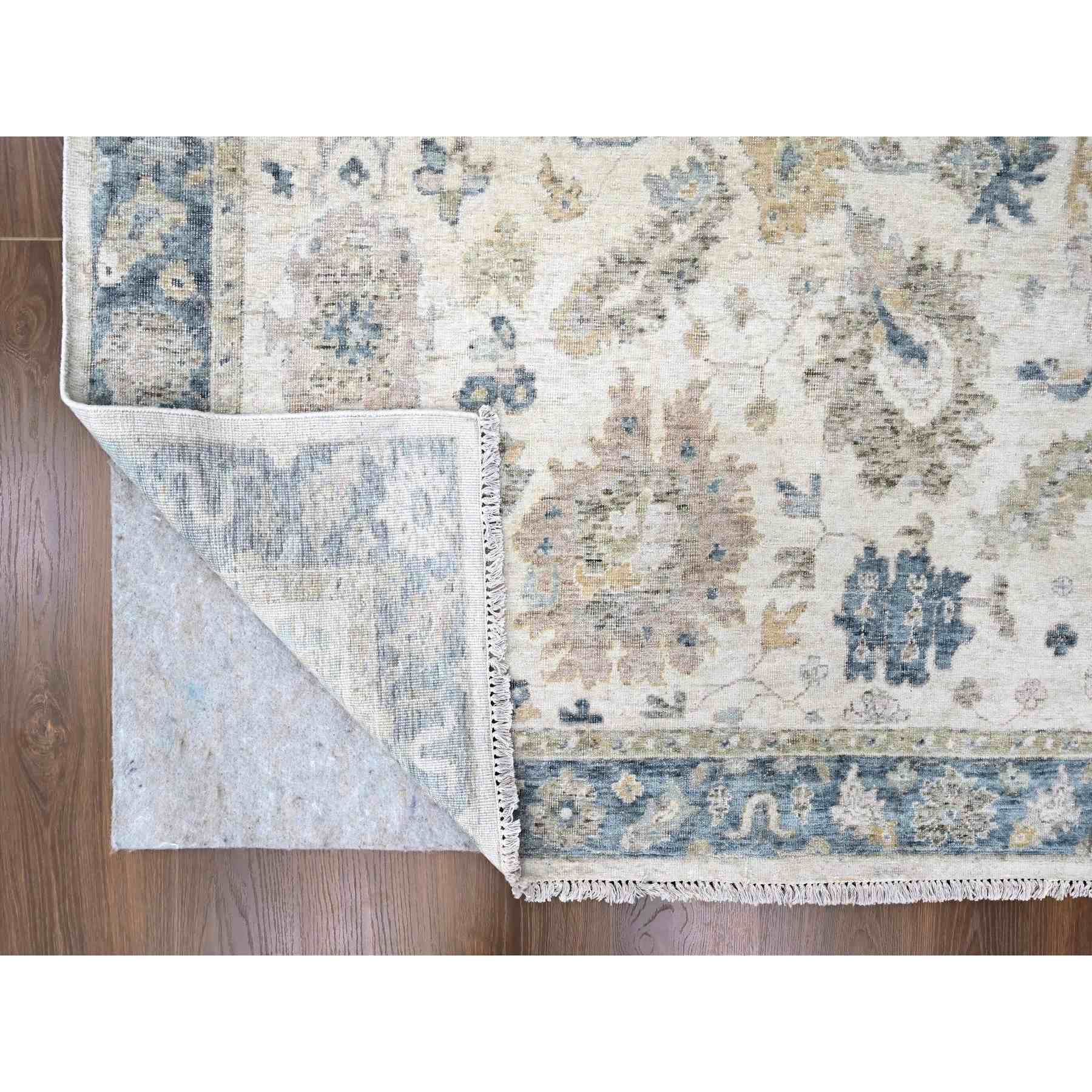 Oushak-And-Peshawar-Hand-Knotted-Rug-51120