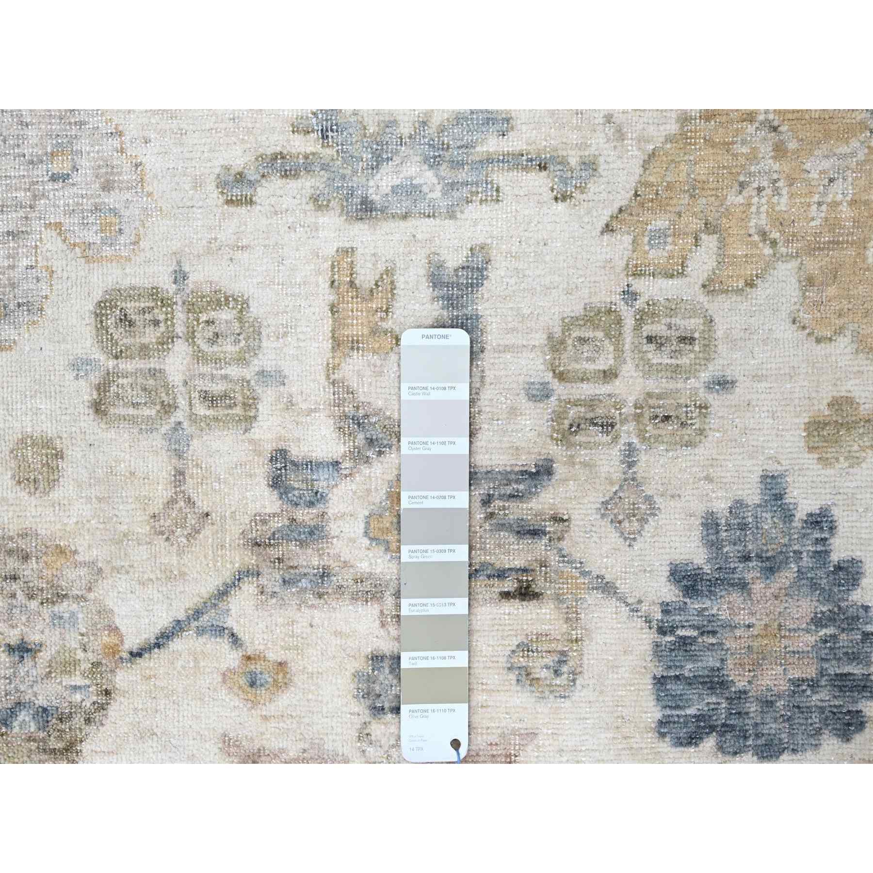 Oushak-And-Peshawar-Hand-Knotted-Rug-51120