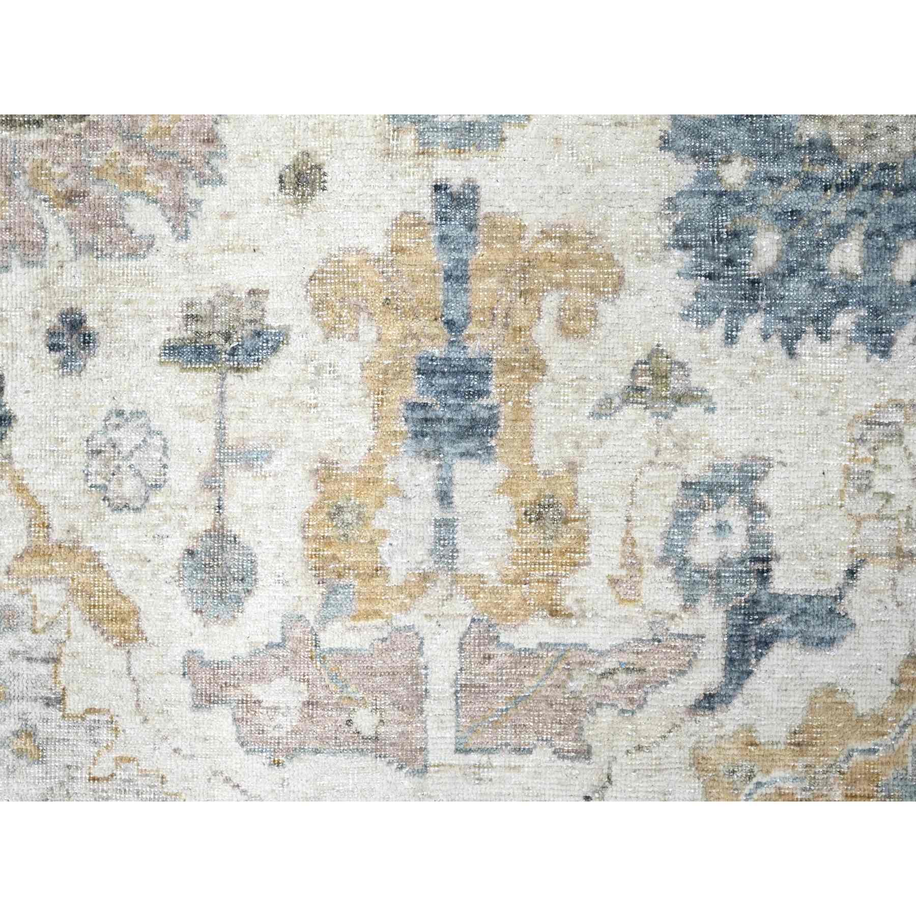 Oushak-And-Peshawar-Hand-Knotted-Rug-51120
