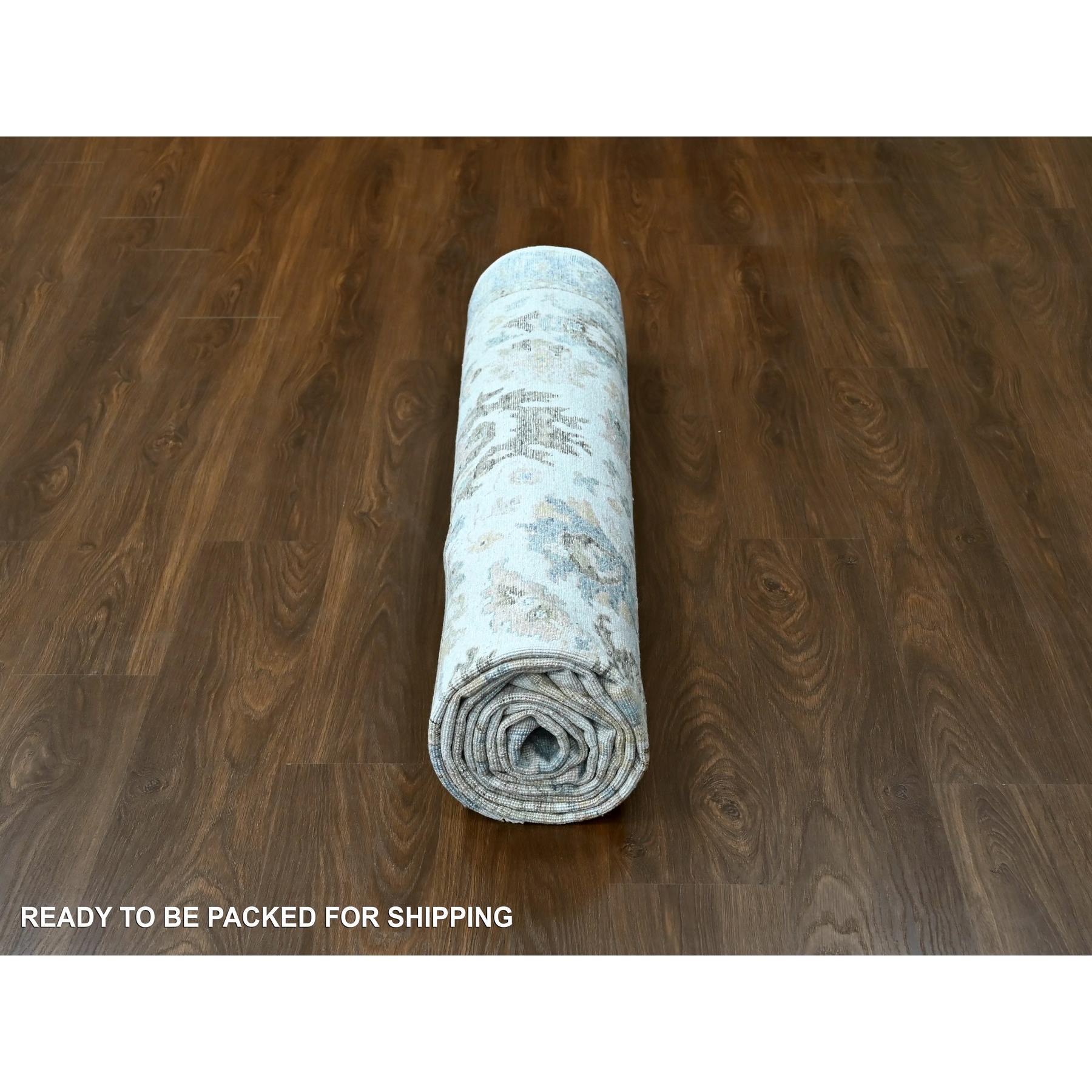 Oushak-And-Peshawar-Hand-Knotted-Rug-51120
