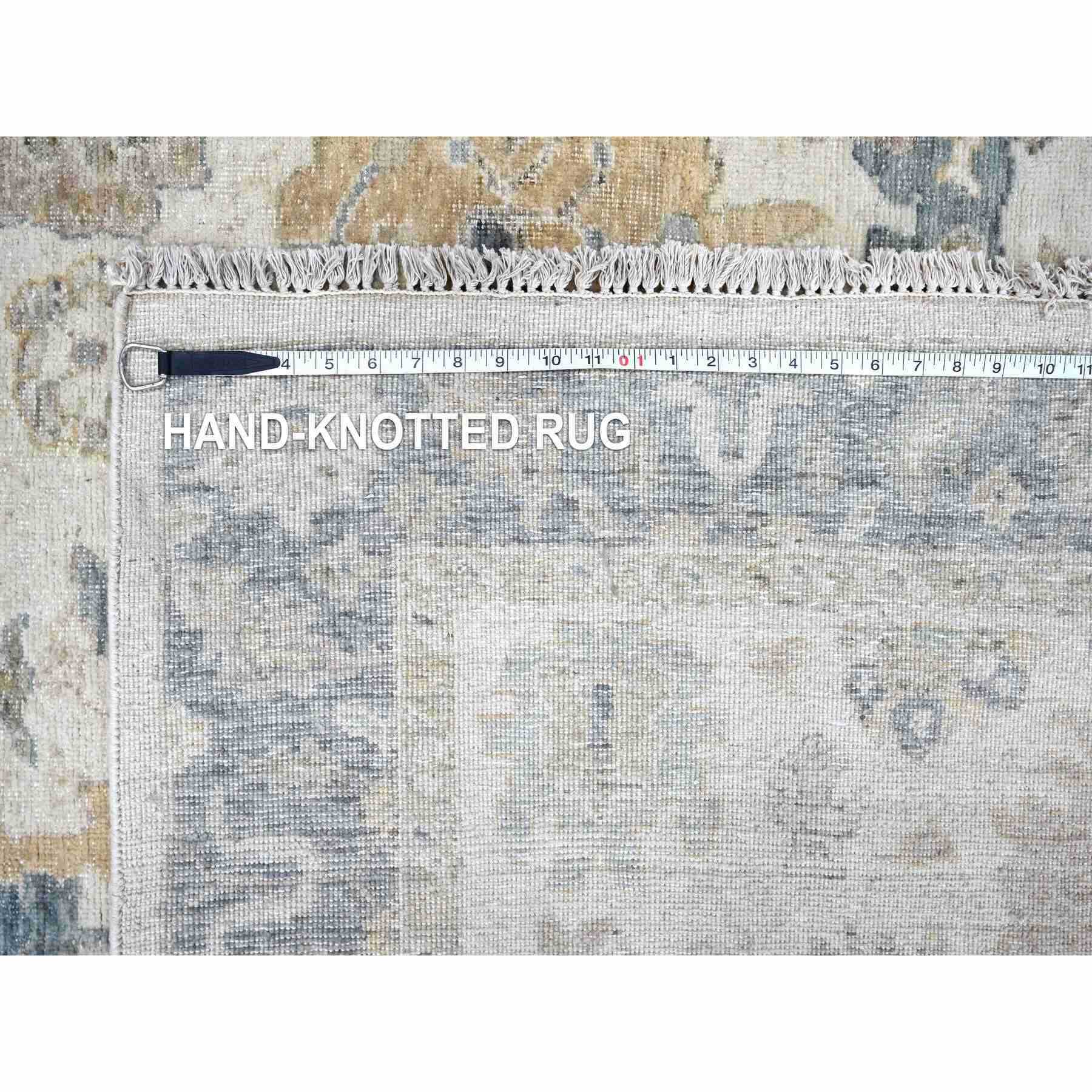 Oushak-And-Peshawar-Hand-Knotted-Rug-51120