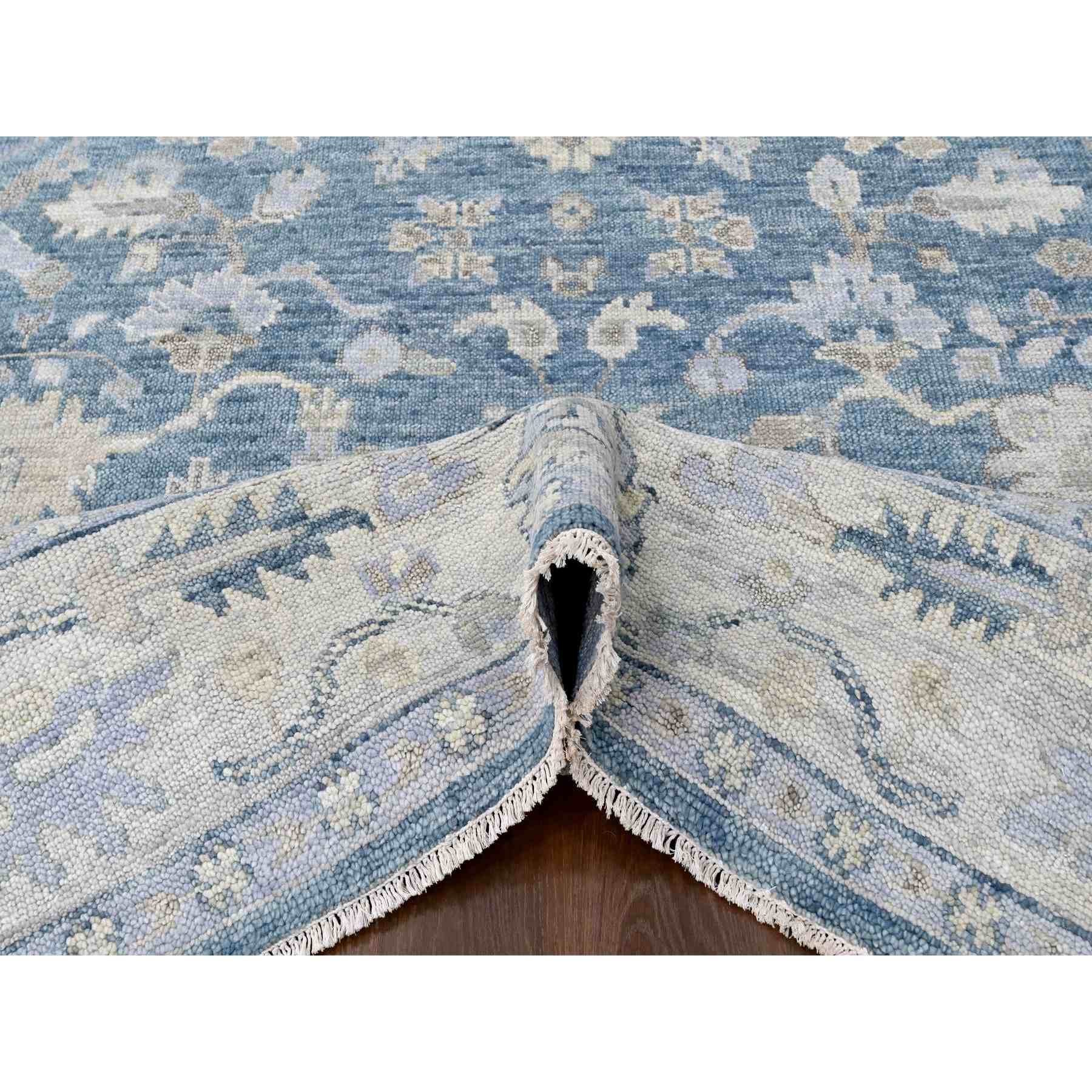 Oushak-And-Peshawar-Hand-Knotted-Rug-51170