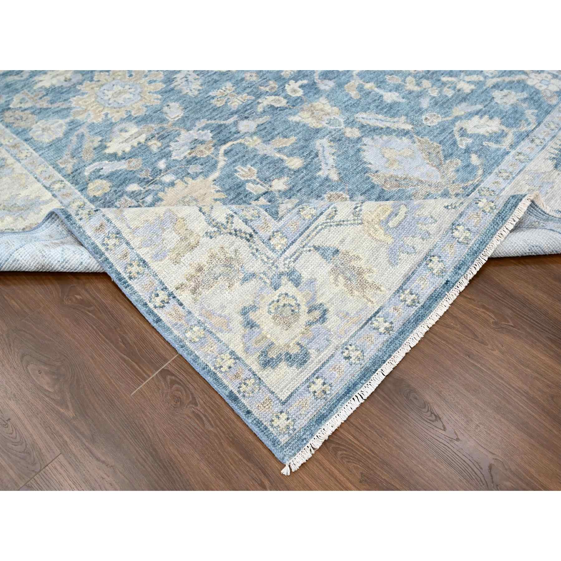 Oushak-And-Peshawar-Hand-Knotted-Rug-51170