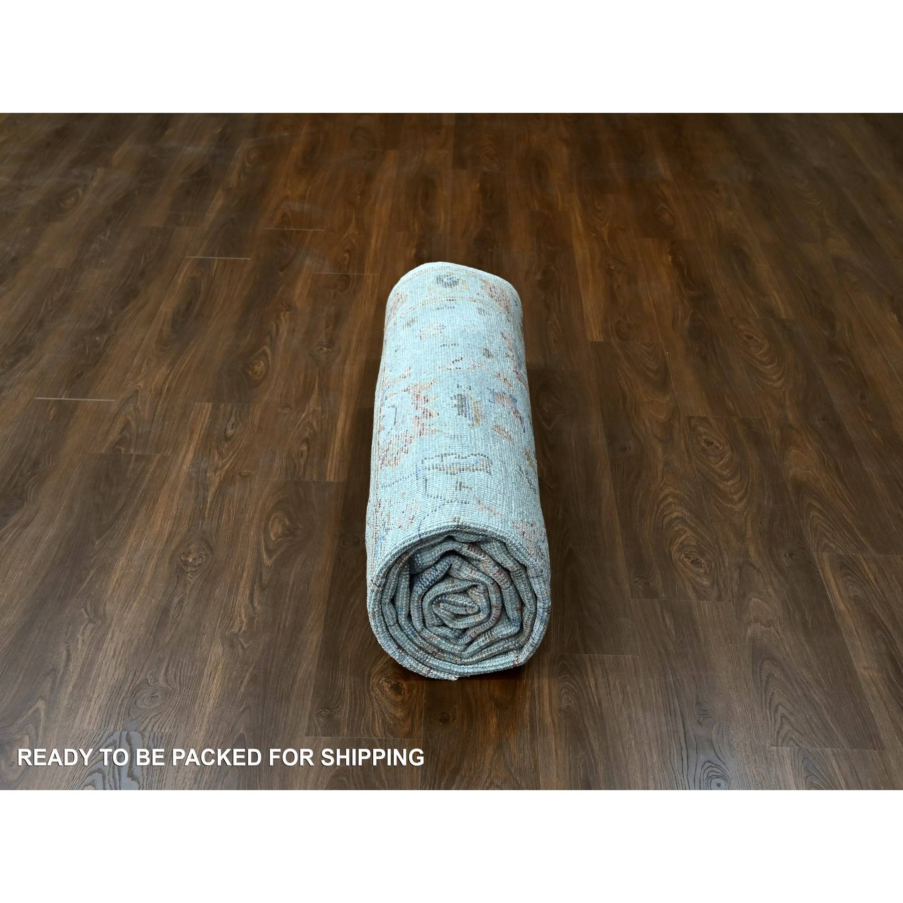 Oushak-And-Peshawar-Hand-Knotted-Rug-51190