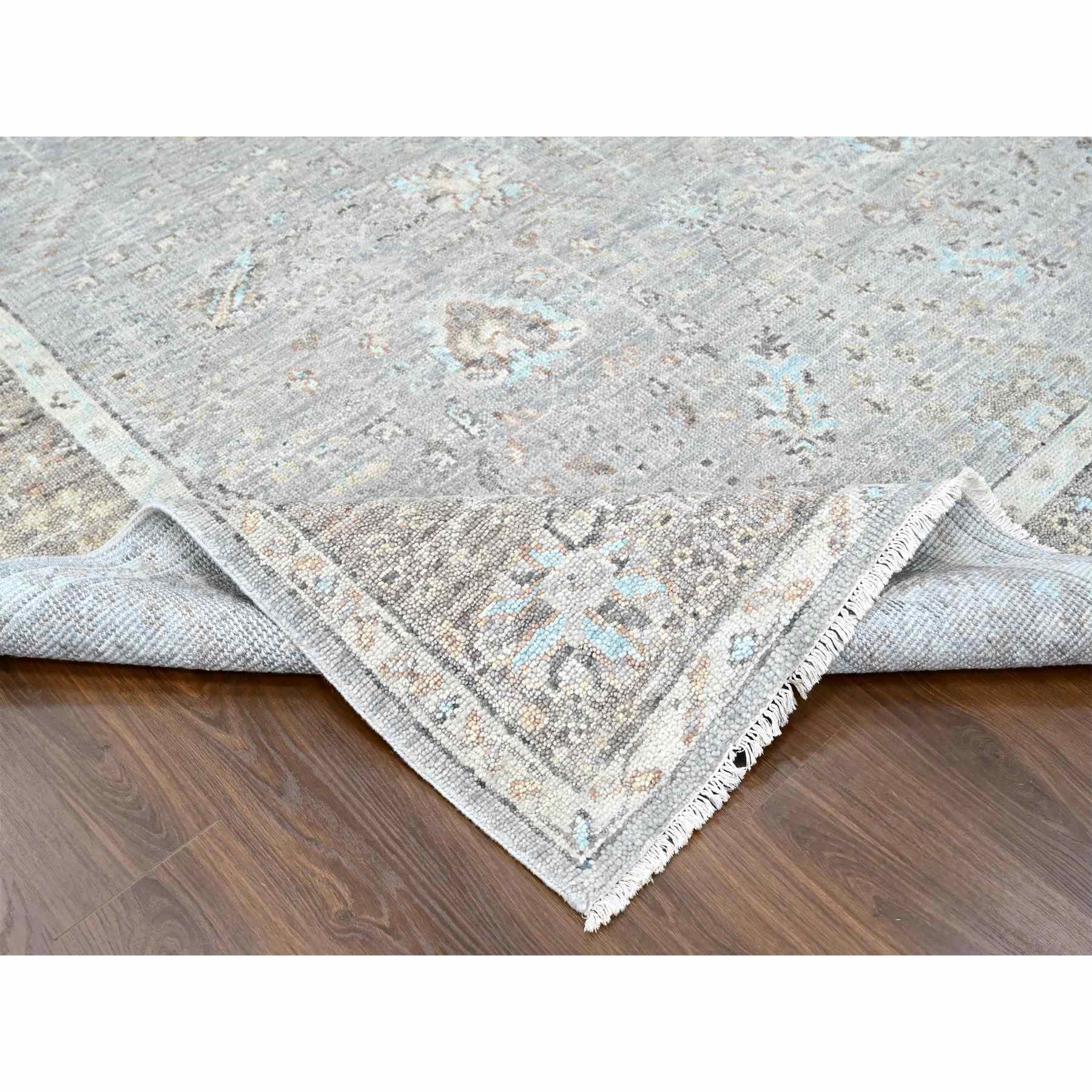 Oushak-And-Peshawar-Hand-Knotted-Rug-51195