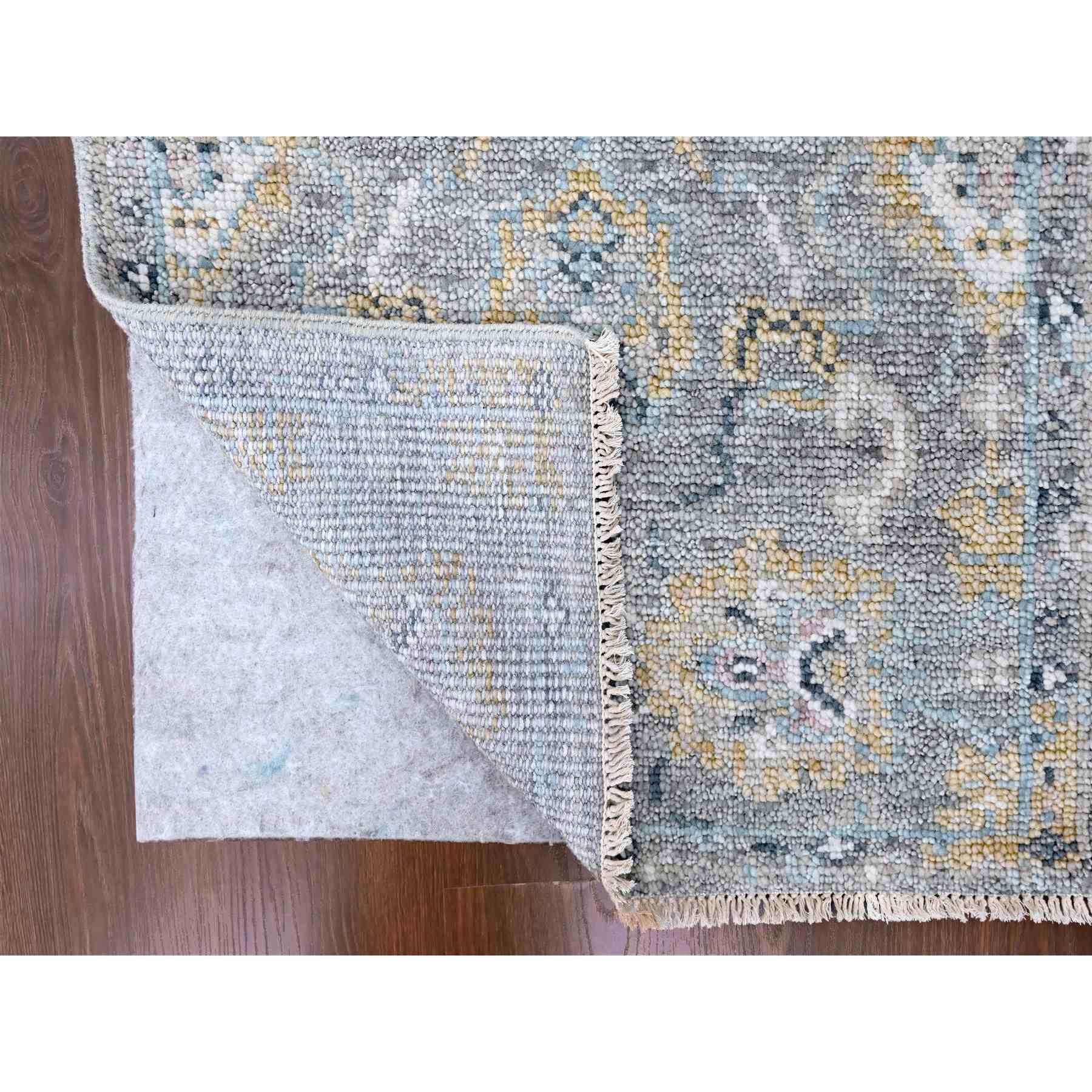 Oushak-And-Peshawar-Hand-Knotted-Rug-51235