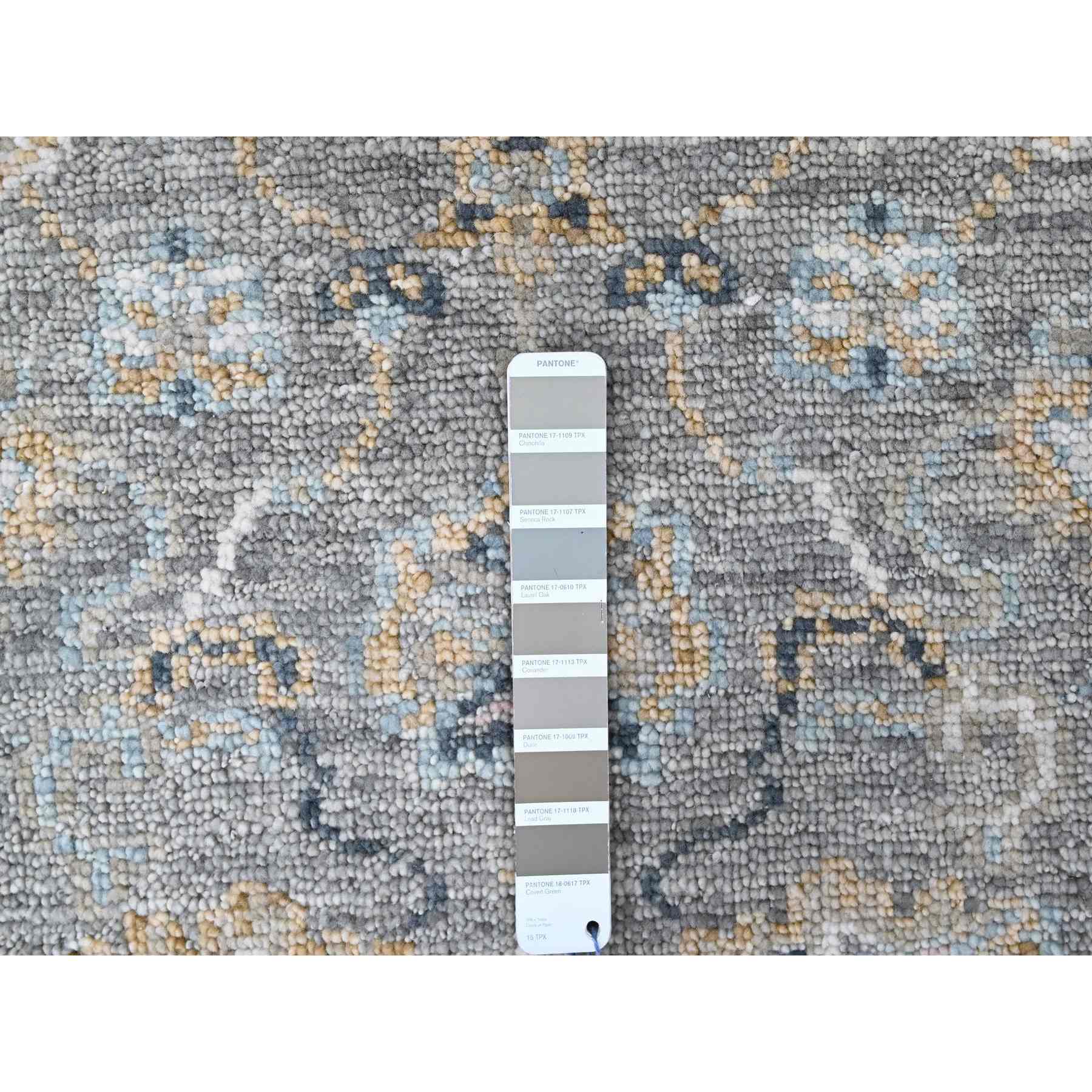 Oushak-And-Peshawar-Hand-Knotted-Rug-51235
