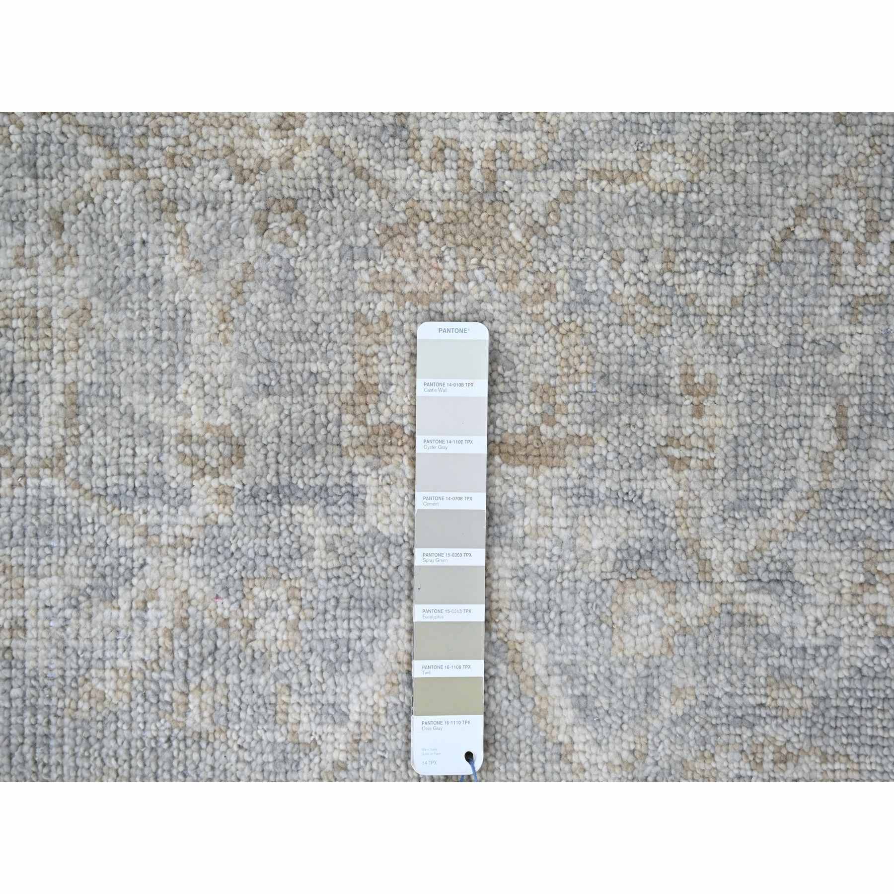 Oushak-And-Peshawar-Hand-Knotted-Rug-51245