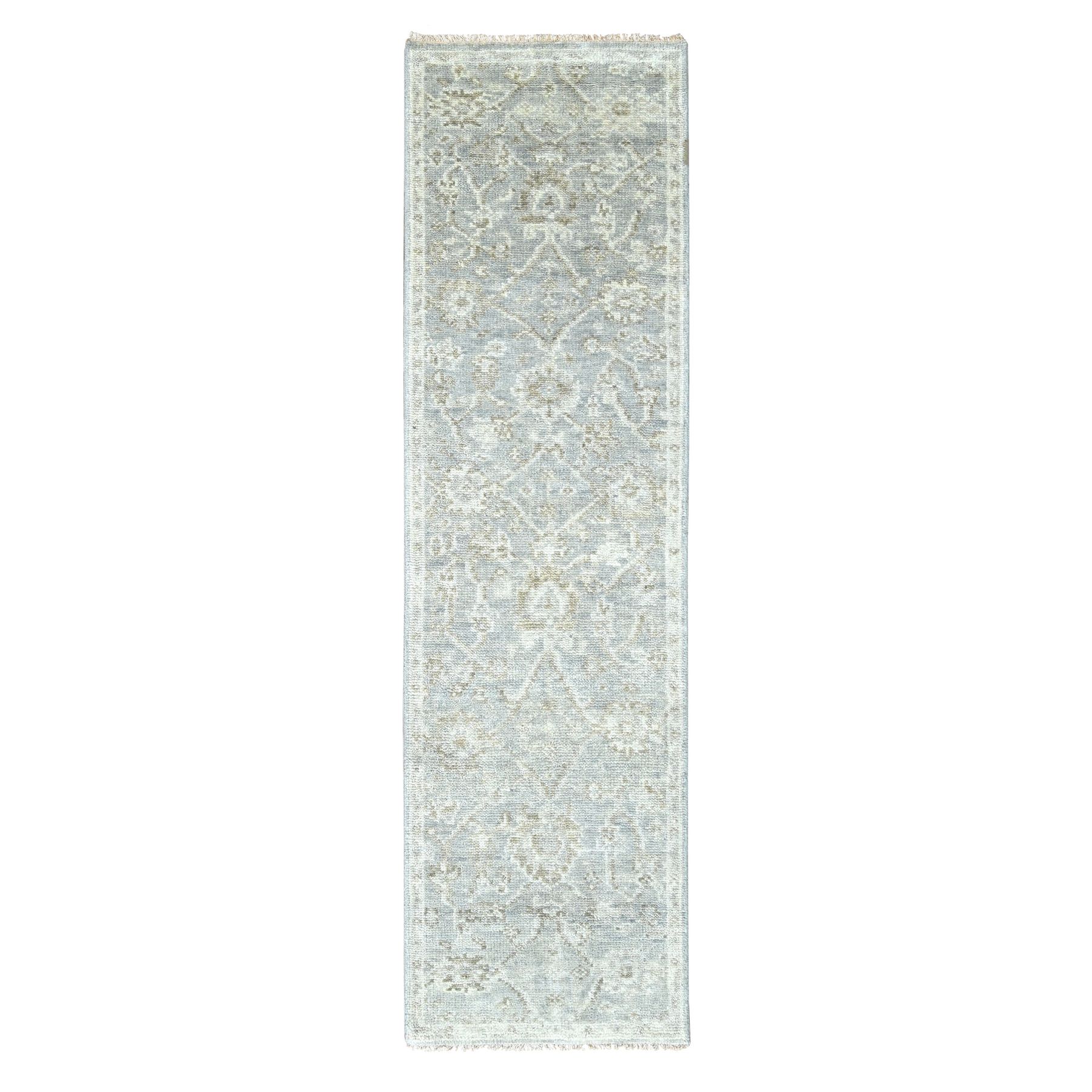 Oushak-And-Peshawar-Hand-Knotted-Rug-51255