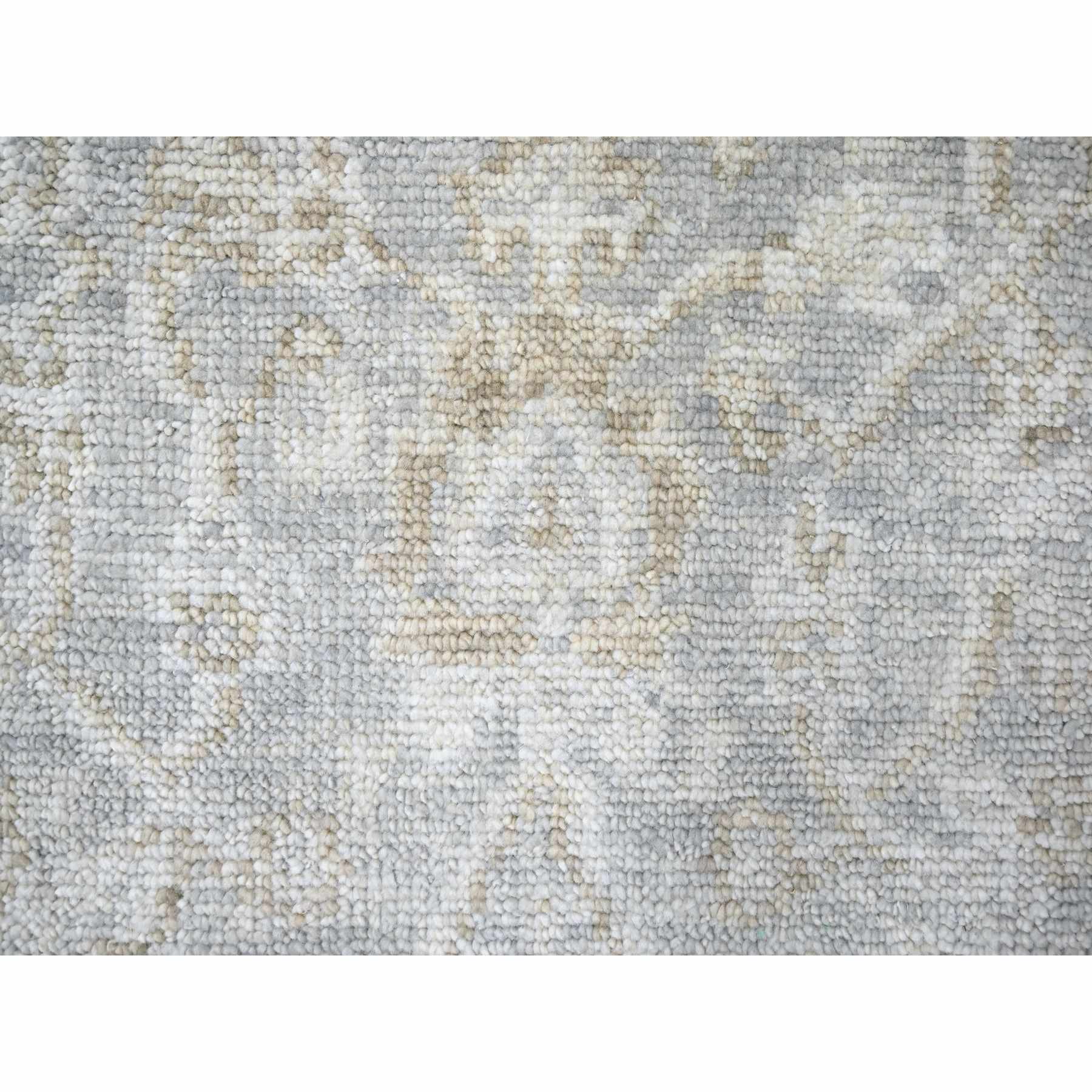 Oushak-And-Peshawar-Hand-Knotted-Rug-51270