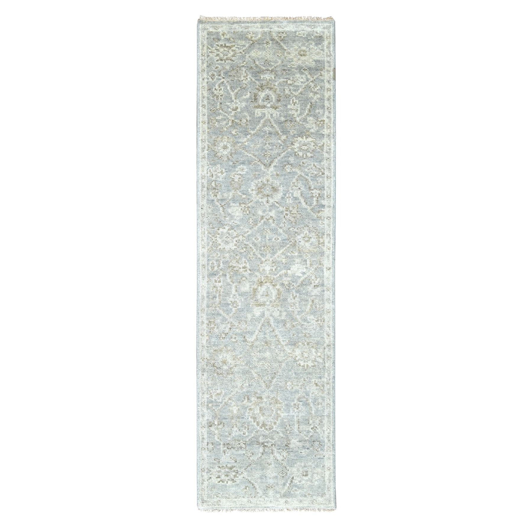 Oushak-And-Peshawar-Hand-Knotted-Rug-51285