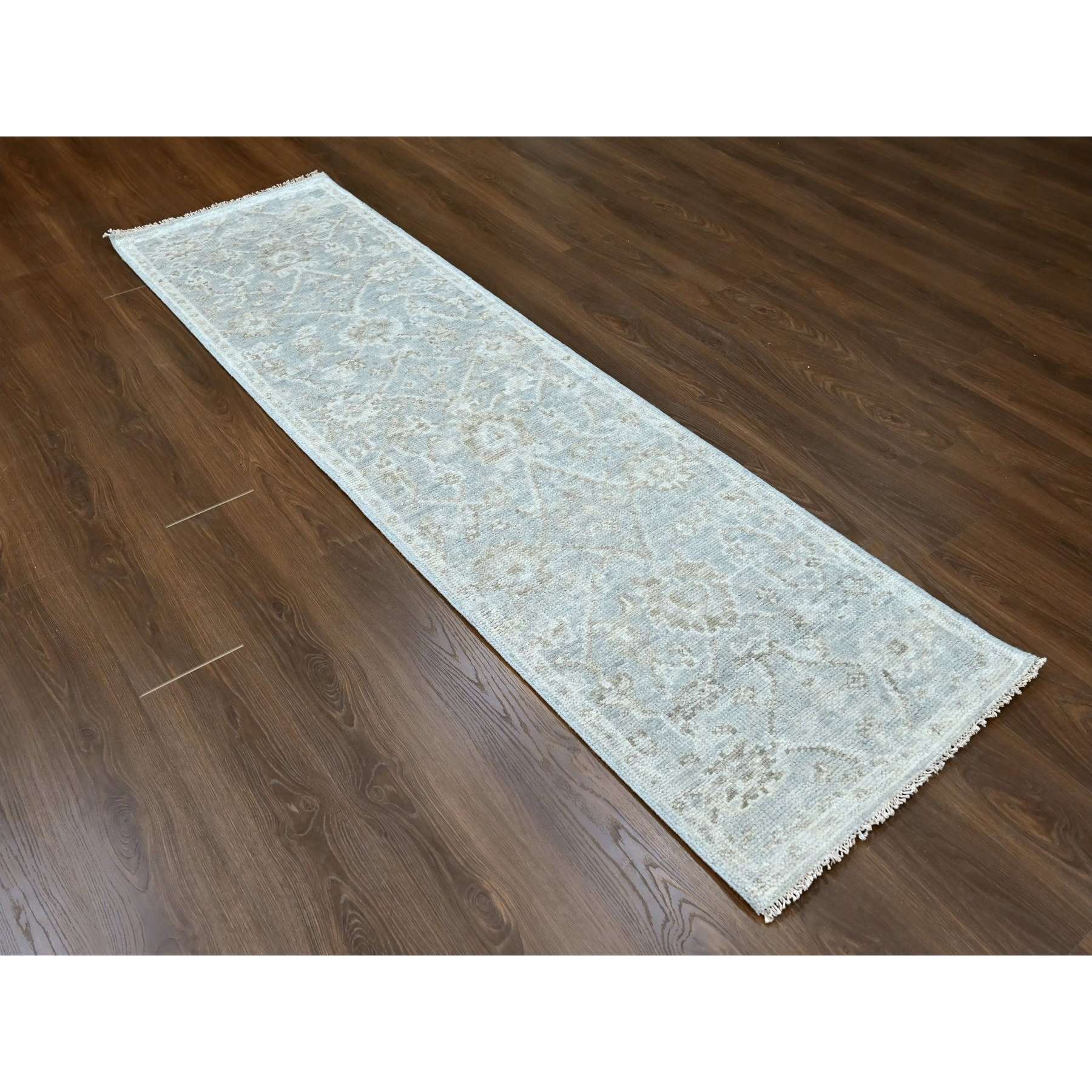 Oushak-And-Peshawar-Hand-Knotted-Rug-51290