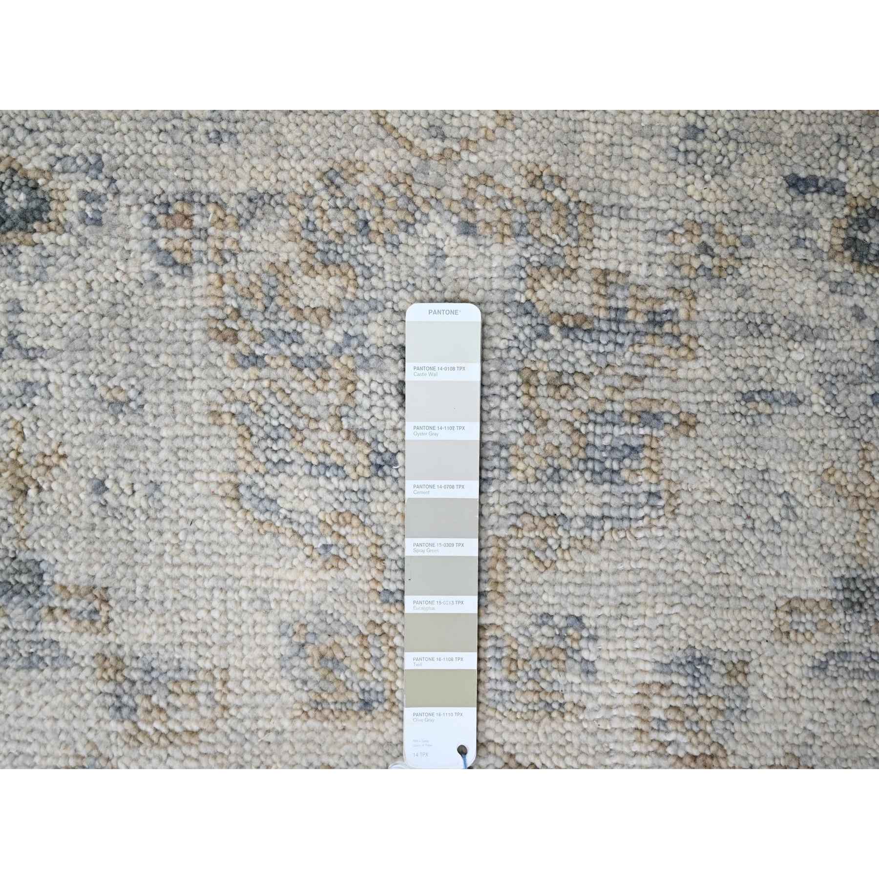 Oushak-And-Peshawar-Hand-Knotted-Rug-51320