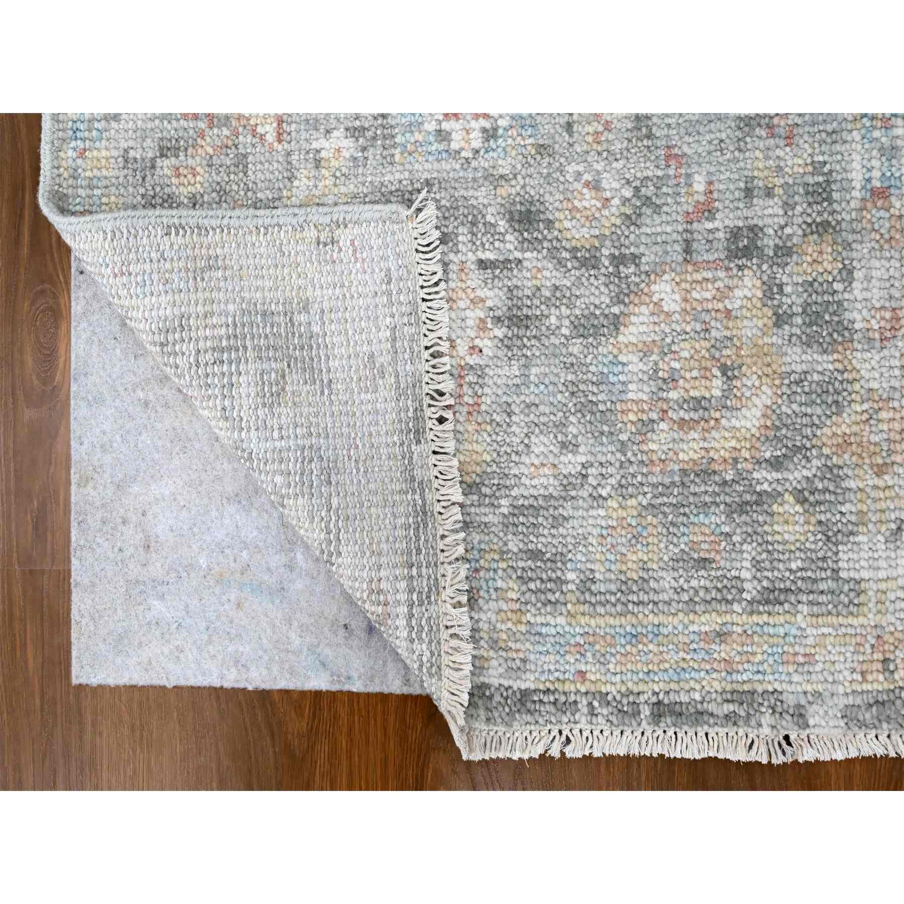 Oushak-And-Peshawar-Hand-Knotted-Rug-51330