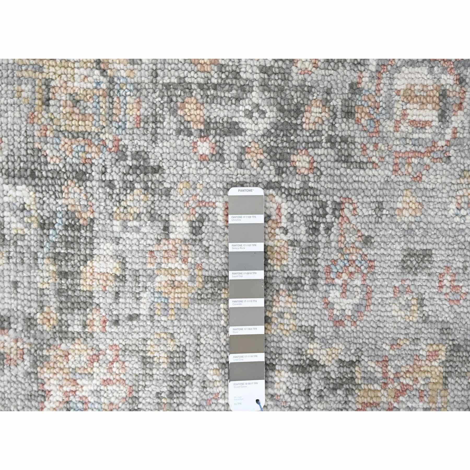 Oushak-And-Peshawar-Hand-Knotted-Rug-51330