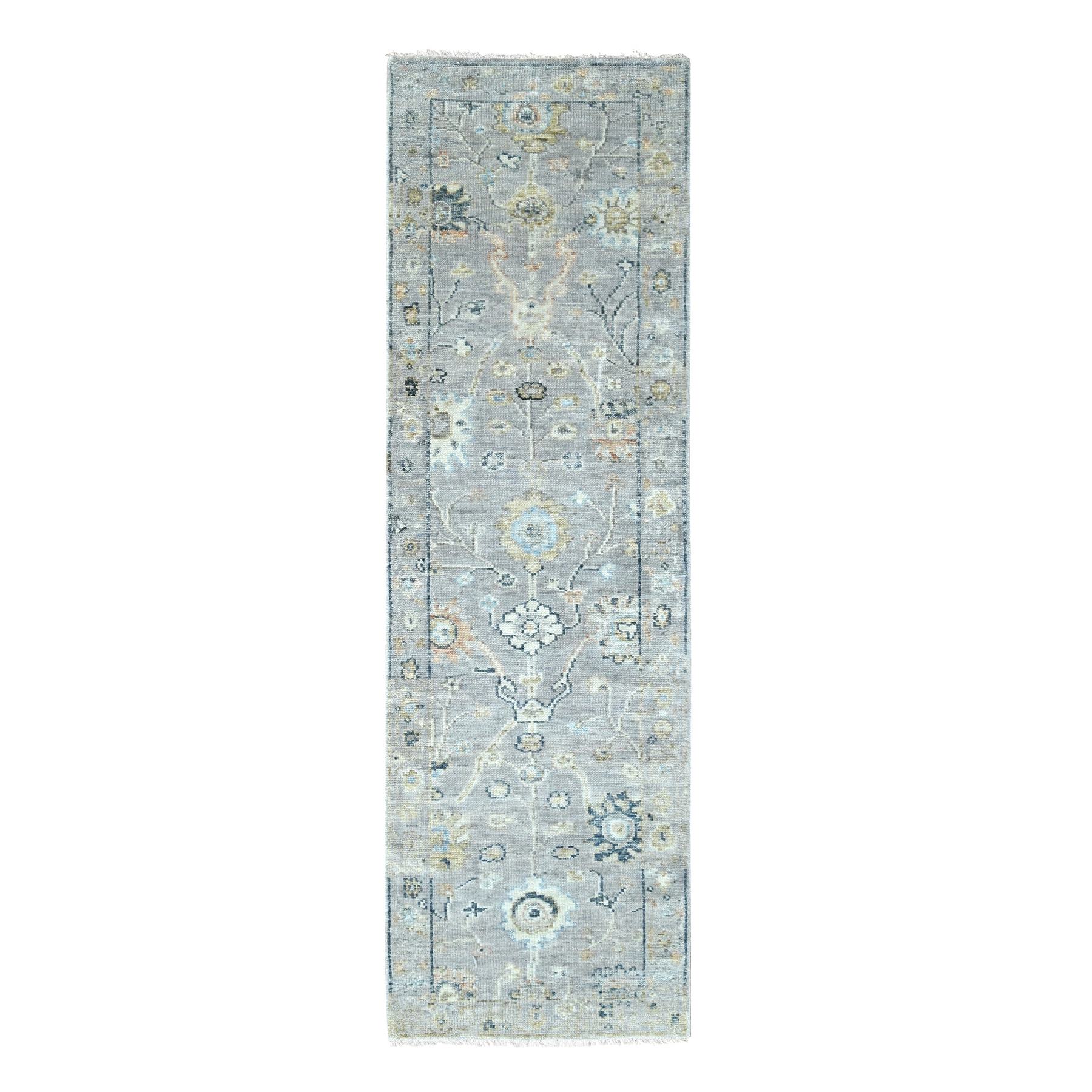 Oushak-And-Peshawar-Hand-Knotted-Rug-51375