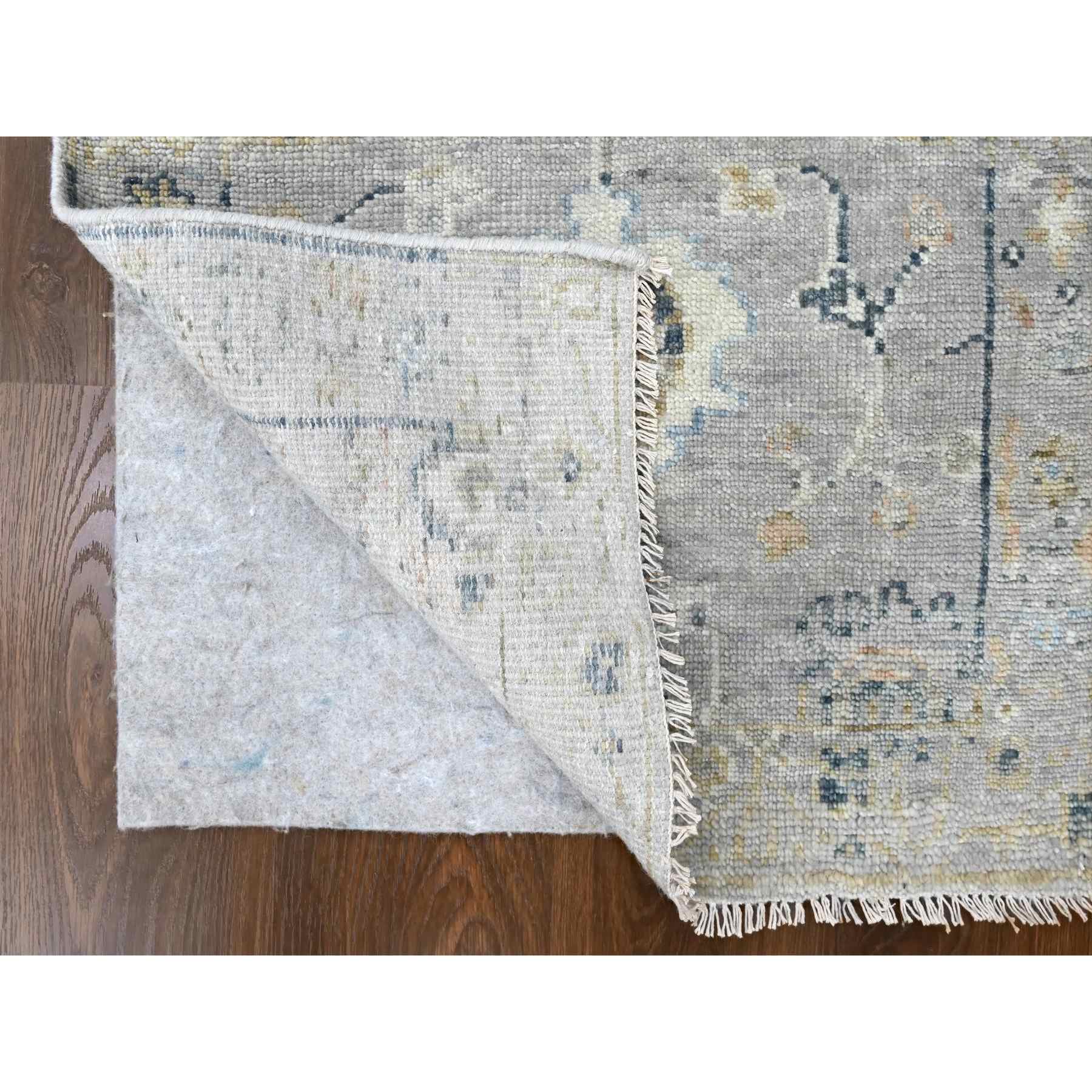 Oushak-And-Peshawar-Hand-Knotted-Rug-51375