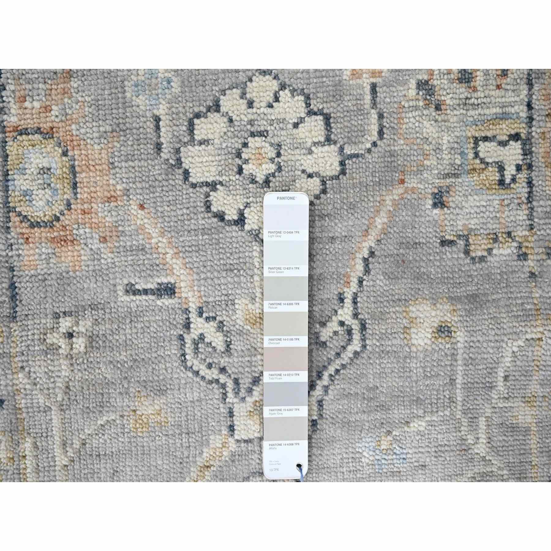 Oushak-And-Peshawar-Hand-Knotted-Rug-51375