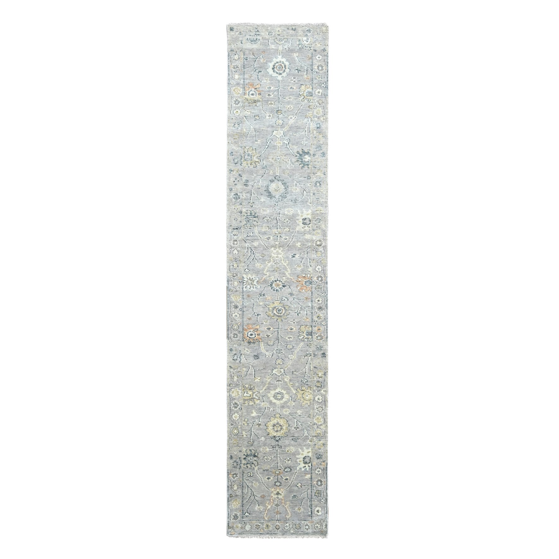 Oushak-And-Peshawar-Hand-Knotted-Rug-51380