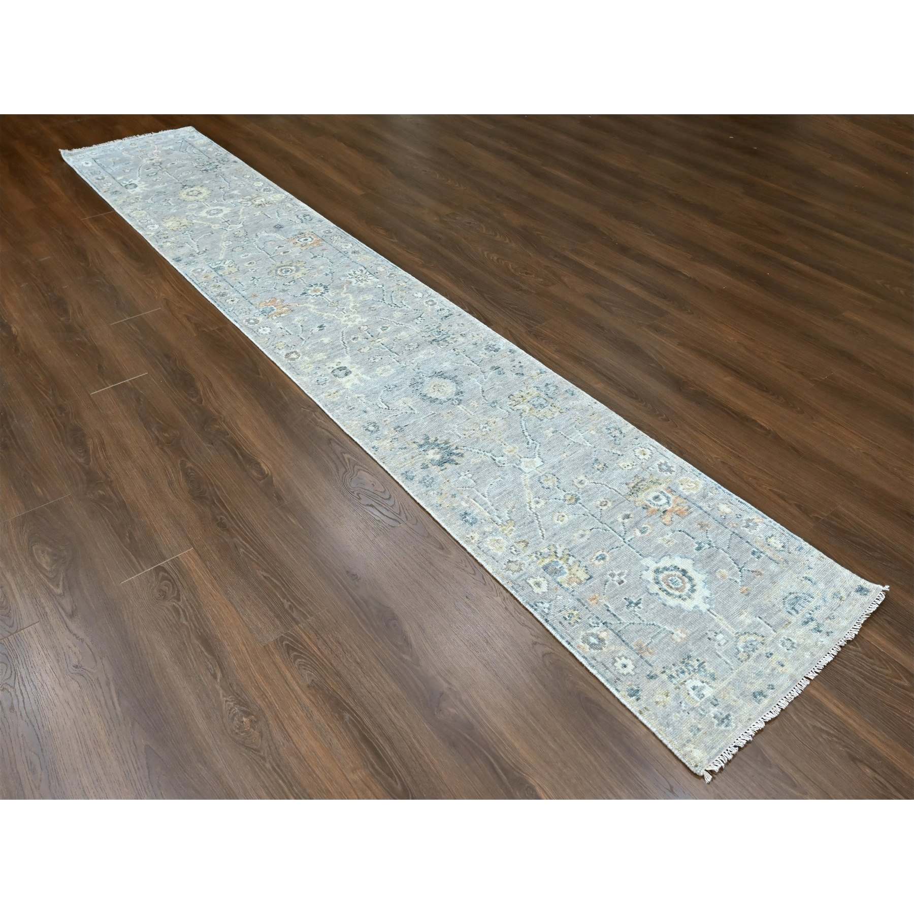 Oushak-And-Peshawar-Hand-Knotted-Rug-51380