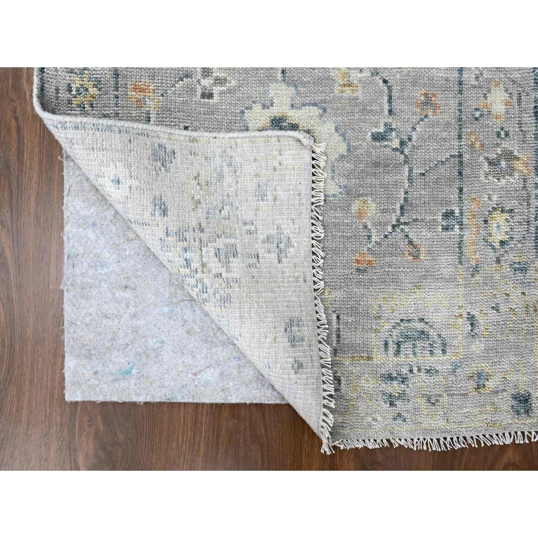 Oushak-And-Peshawar-Hand-Knotted-Rug-51380