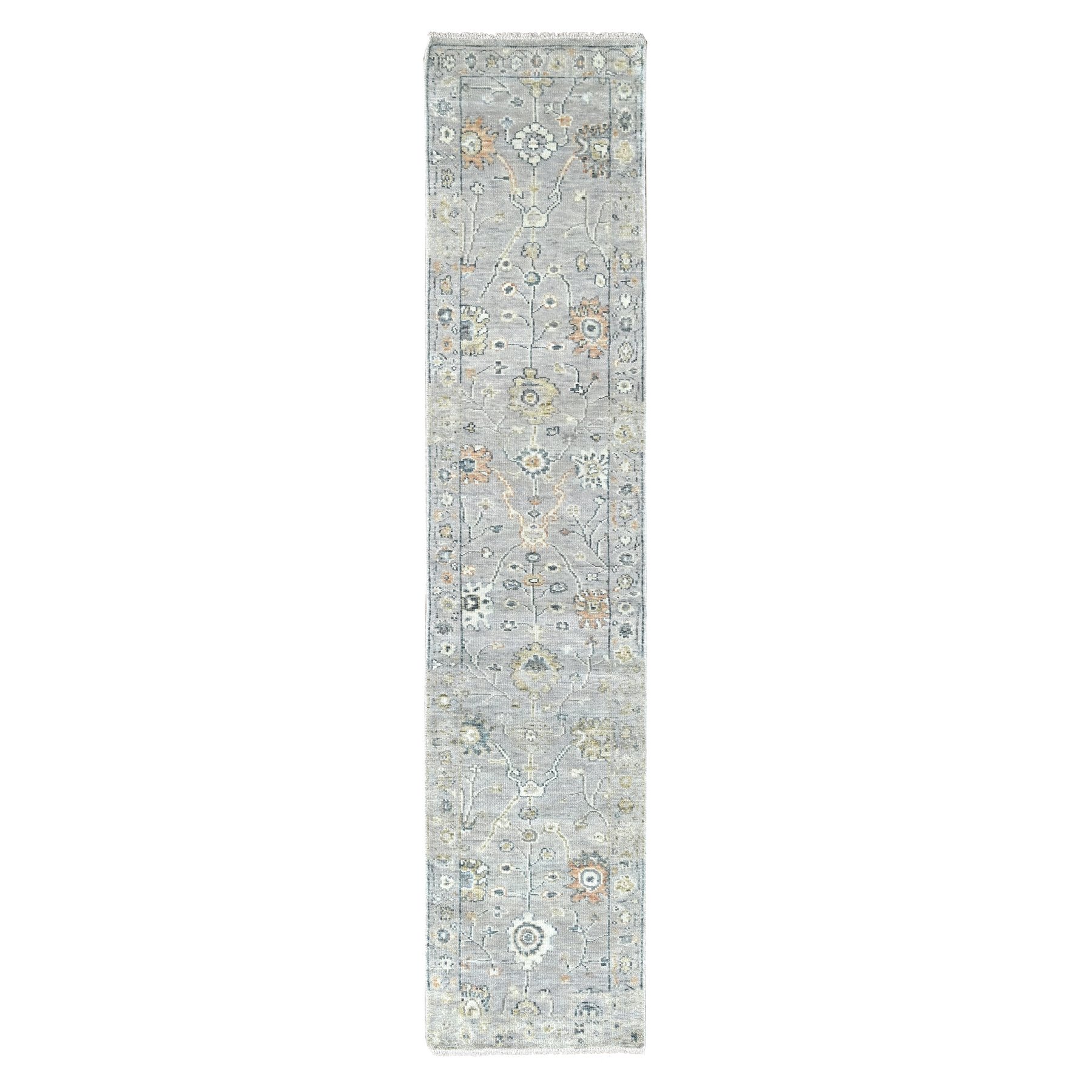 Oushak-And-Peshawar-Hand-Knotted-Rug-51385