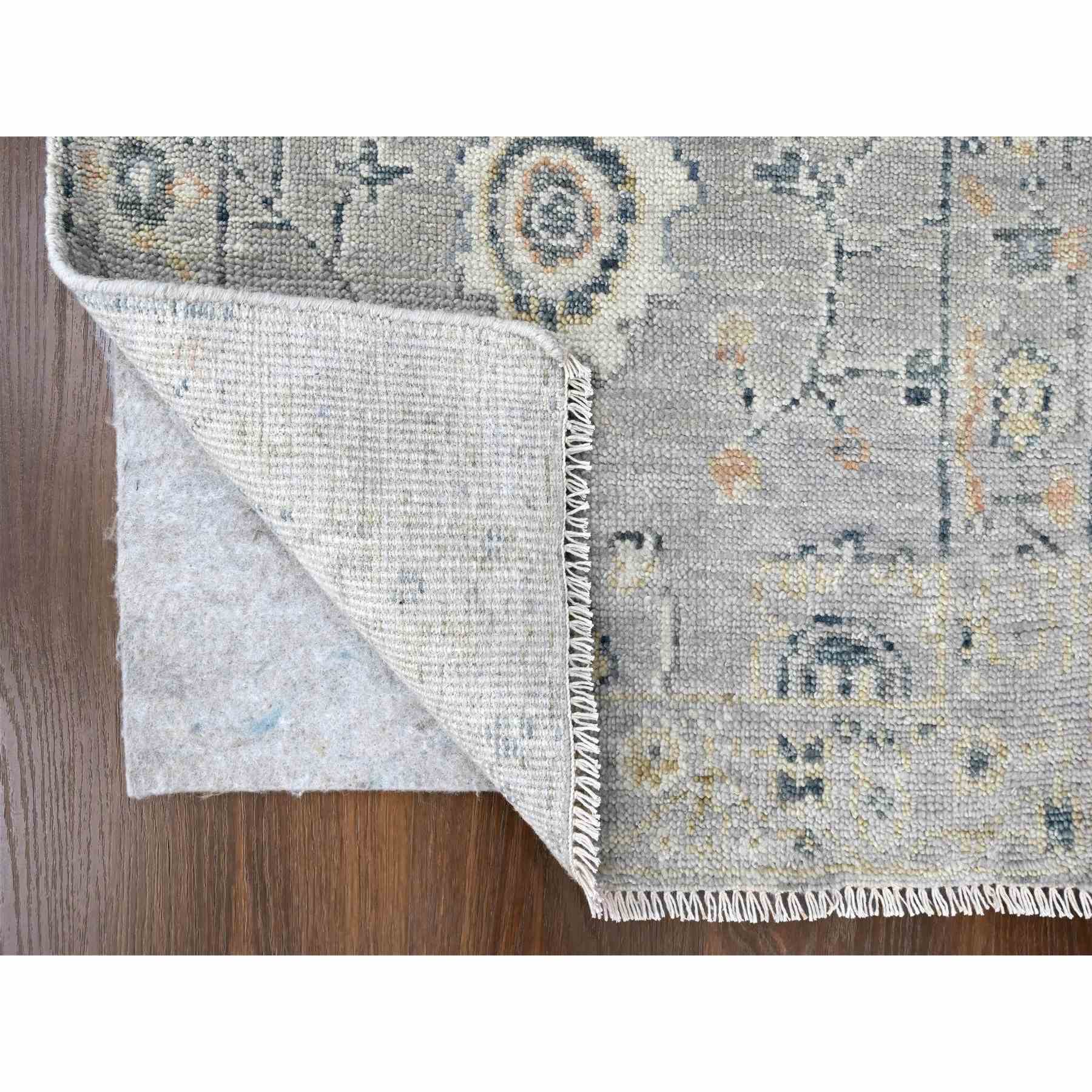 Oushak-And-Peshawar-Hand-Knotted-Rug-51385