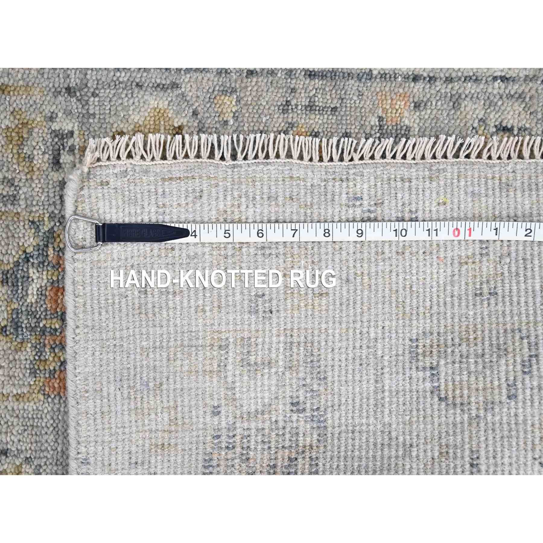 Oushak-And-Peshawar-Hand-Knotted-Rug-51385