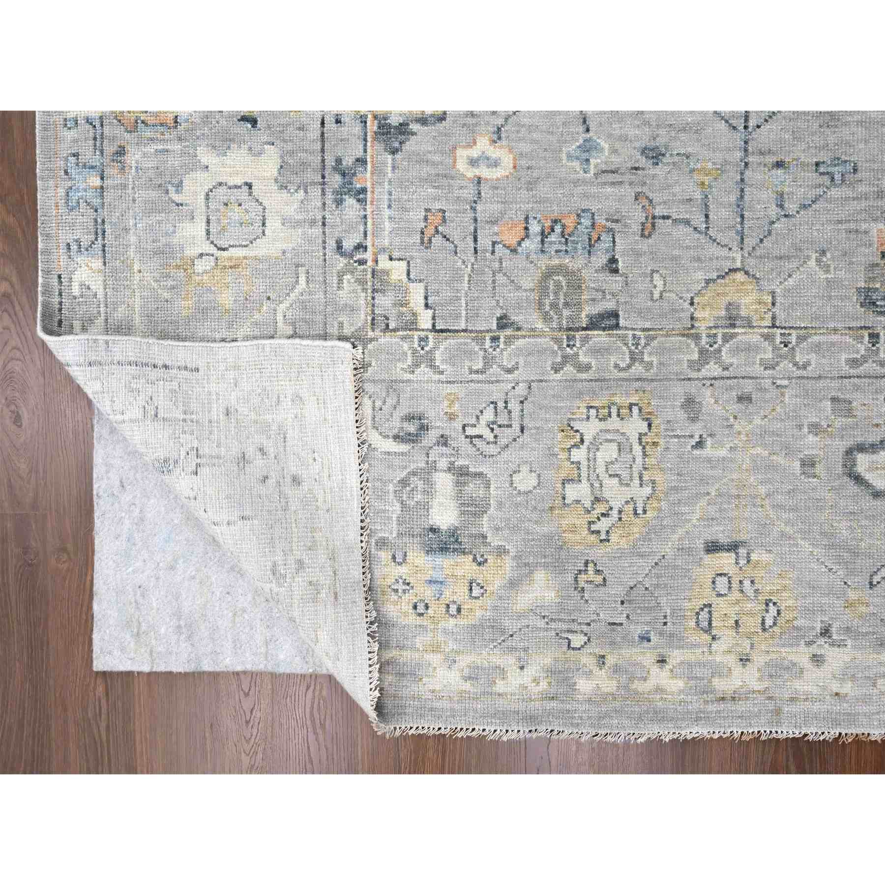 Oushak-And-Peshawar-Hand-Knotted-Rug-51390