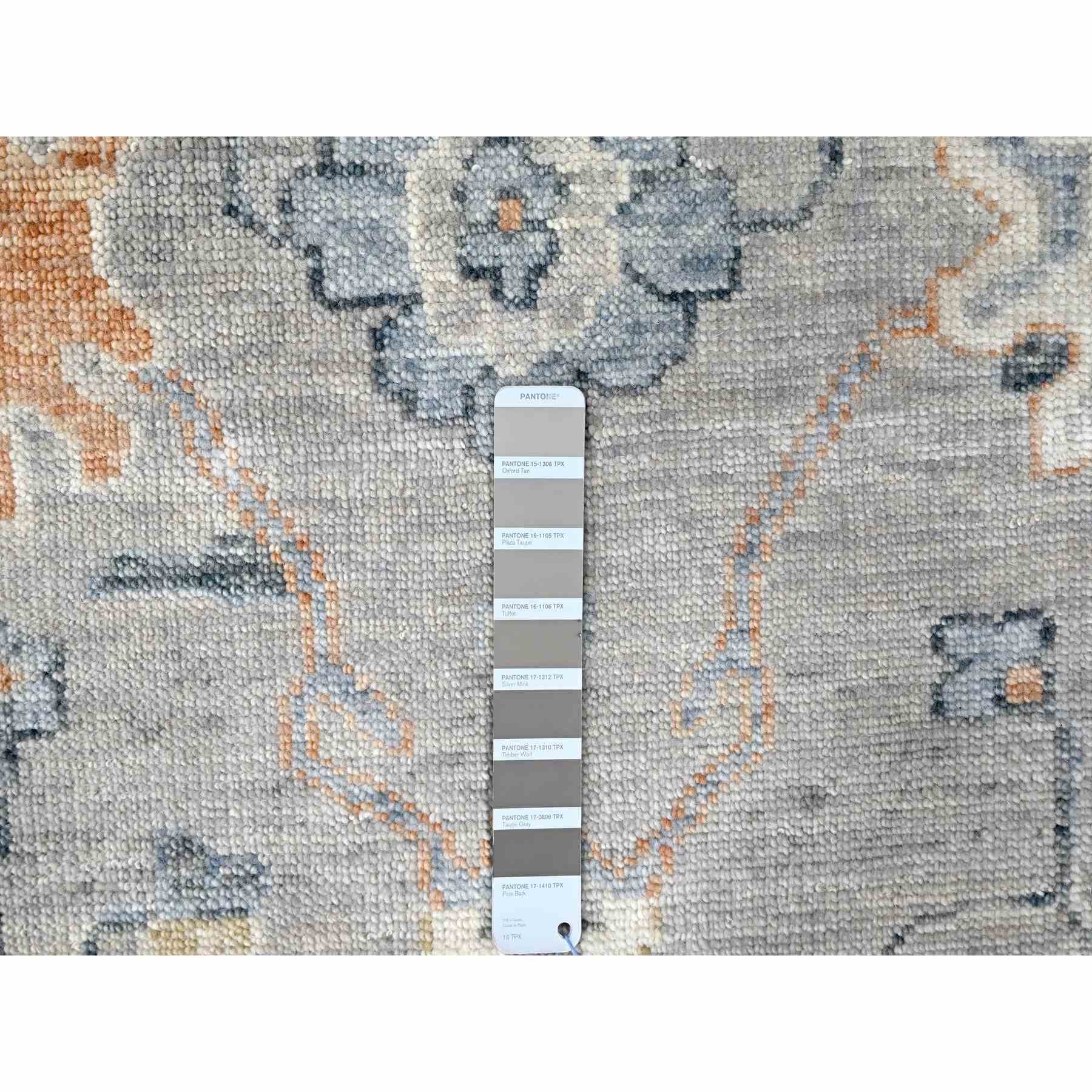 Oushak-And-Peshawar-Hand-Knotted-Rug-51390