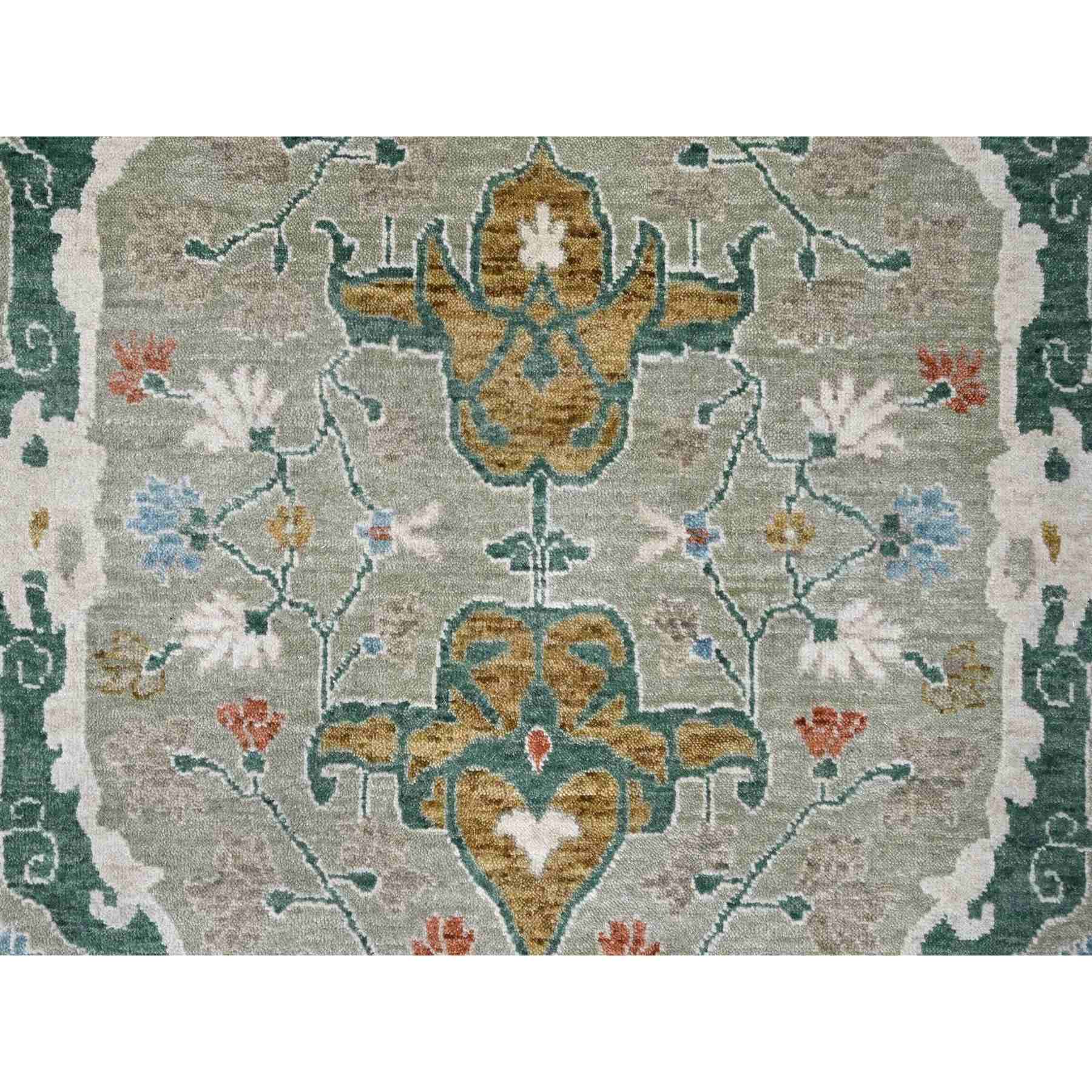 Oushak-And-Peshawar-Hand-Knotted-Rug-51550