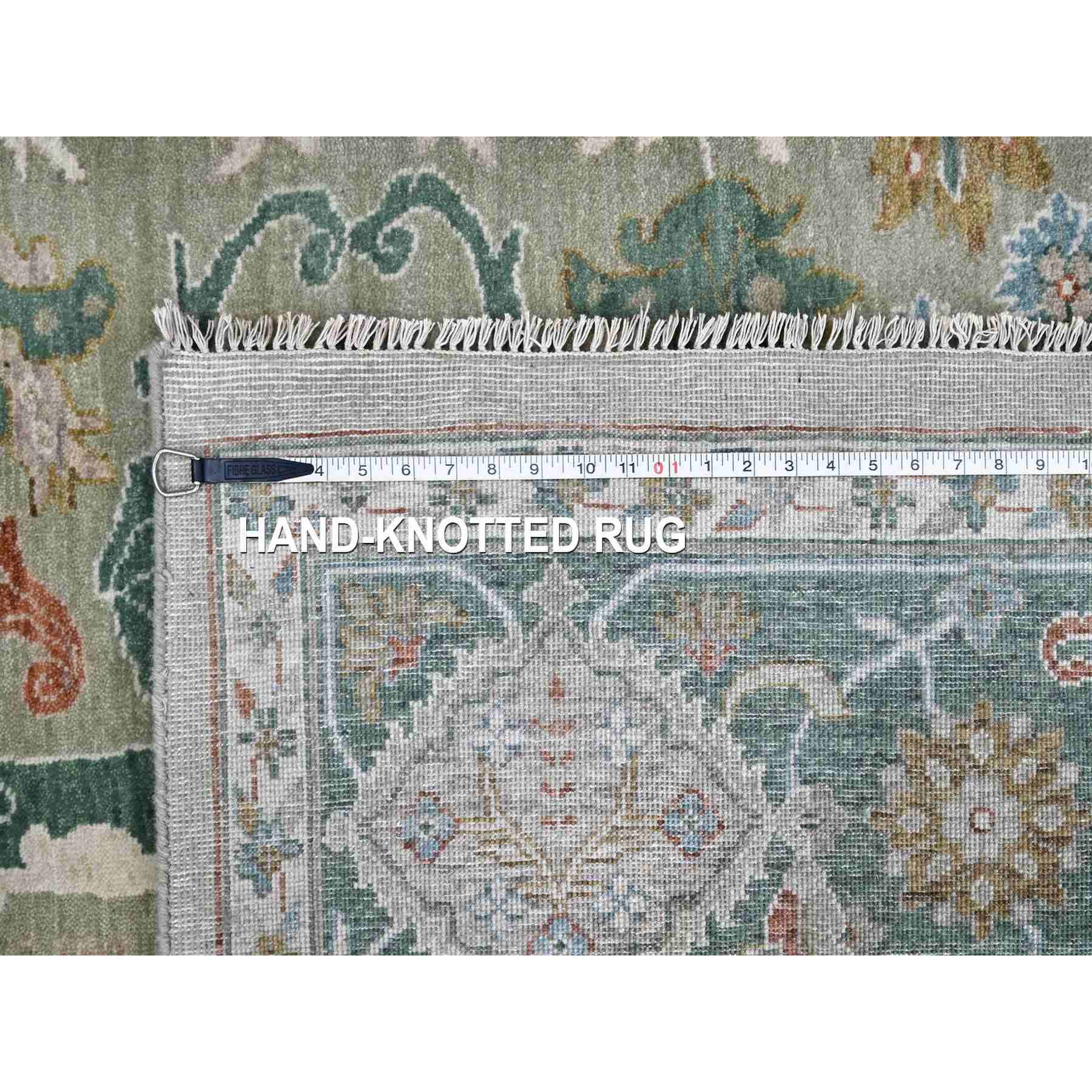 Oushak-And-Peshawar-Hand-Knotted-Rug-51550