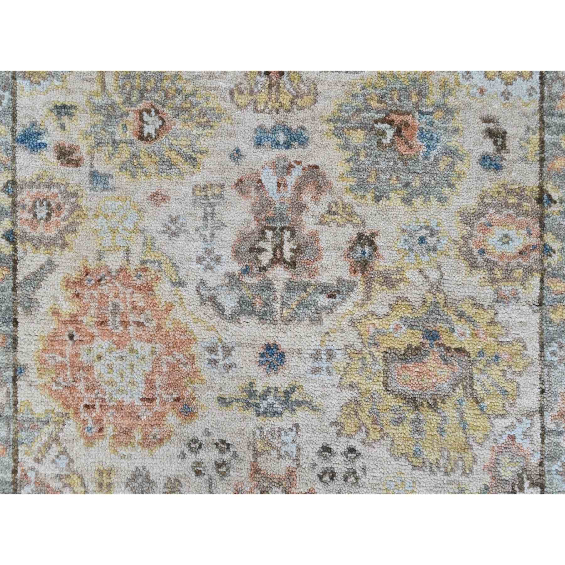 Oushak-And-Peshawar-Hand-Knotted-Rug-51815