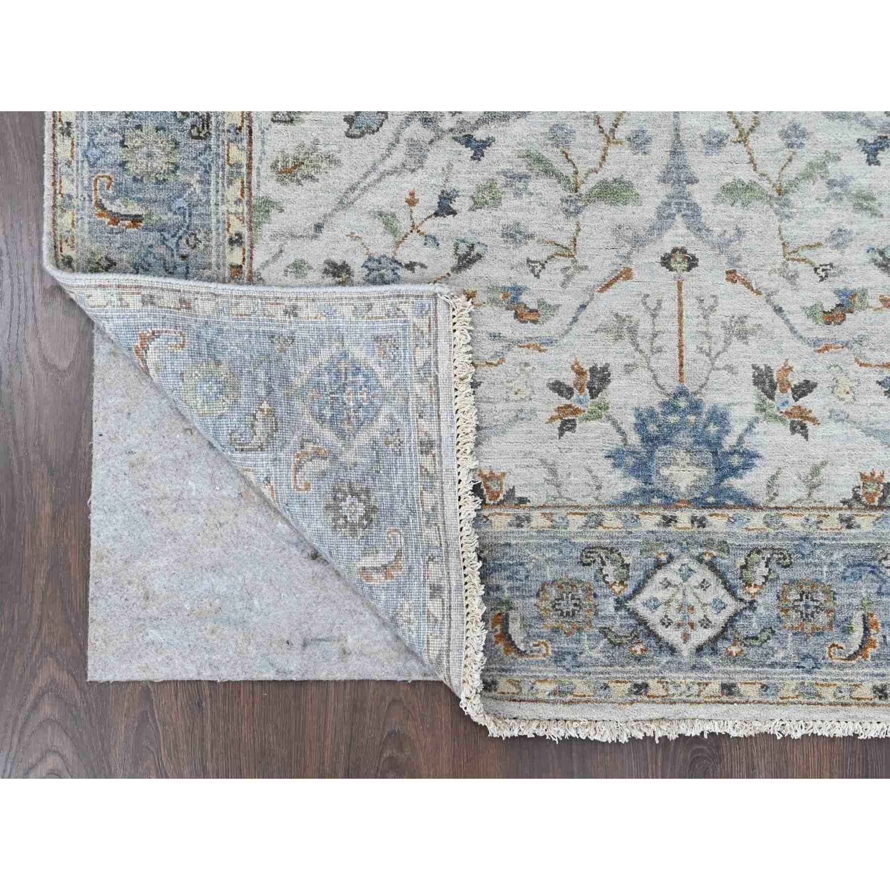 Oushak-And-Peshawar-Hand-Knotted-Rug-51830