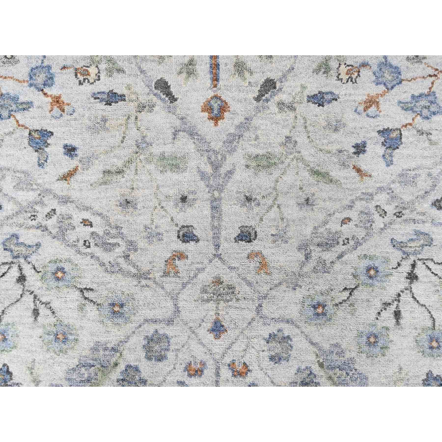 Oushak-And-Peshawar-Hand-Knotted-Rug-51830