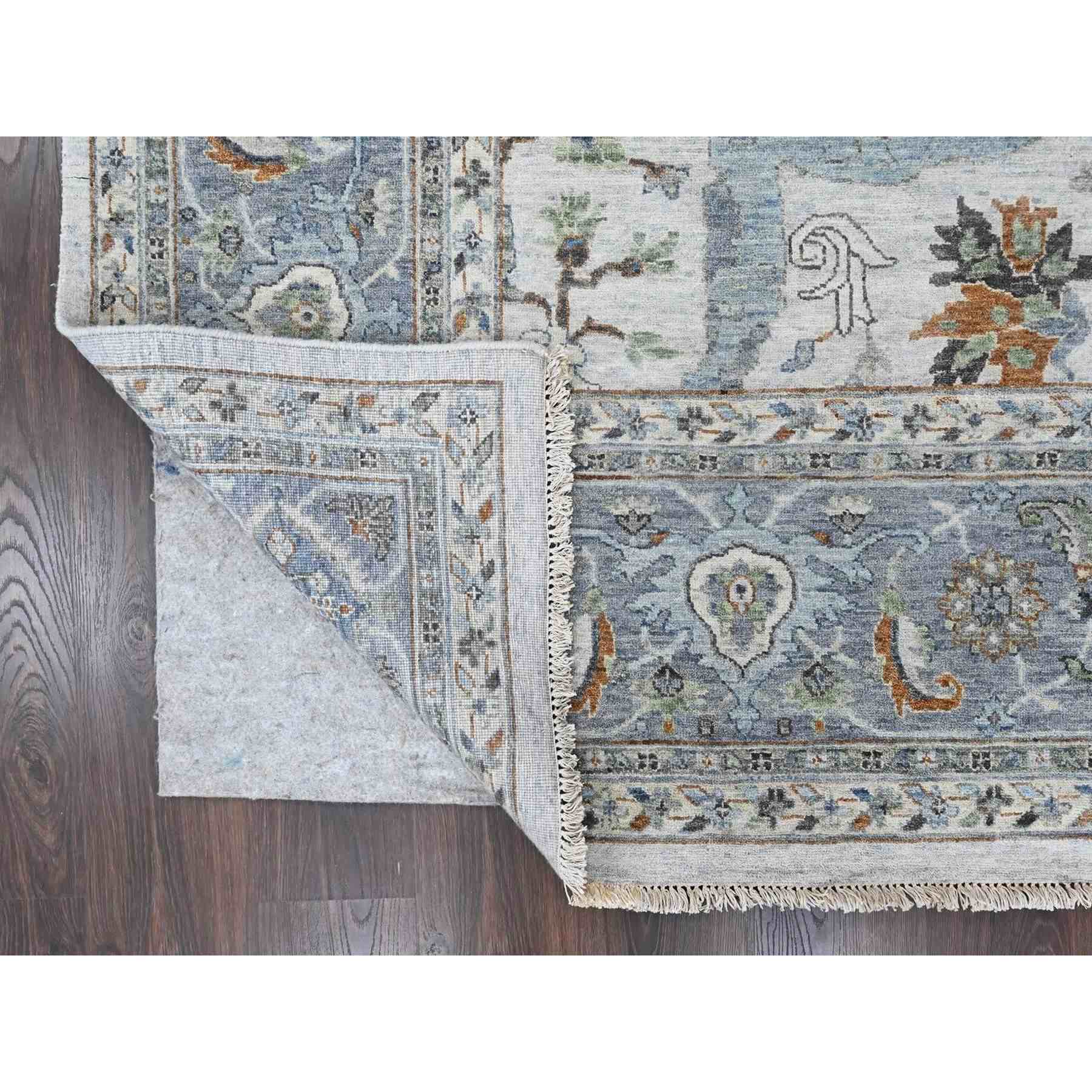 Oushak-And-Peshawar-Hand-Knotted-Rug-51920