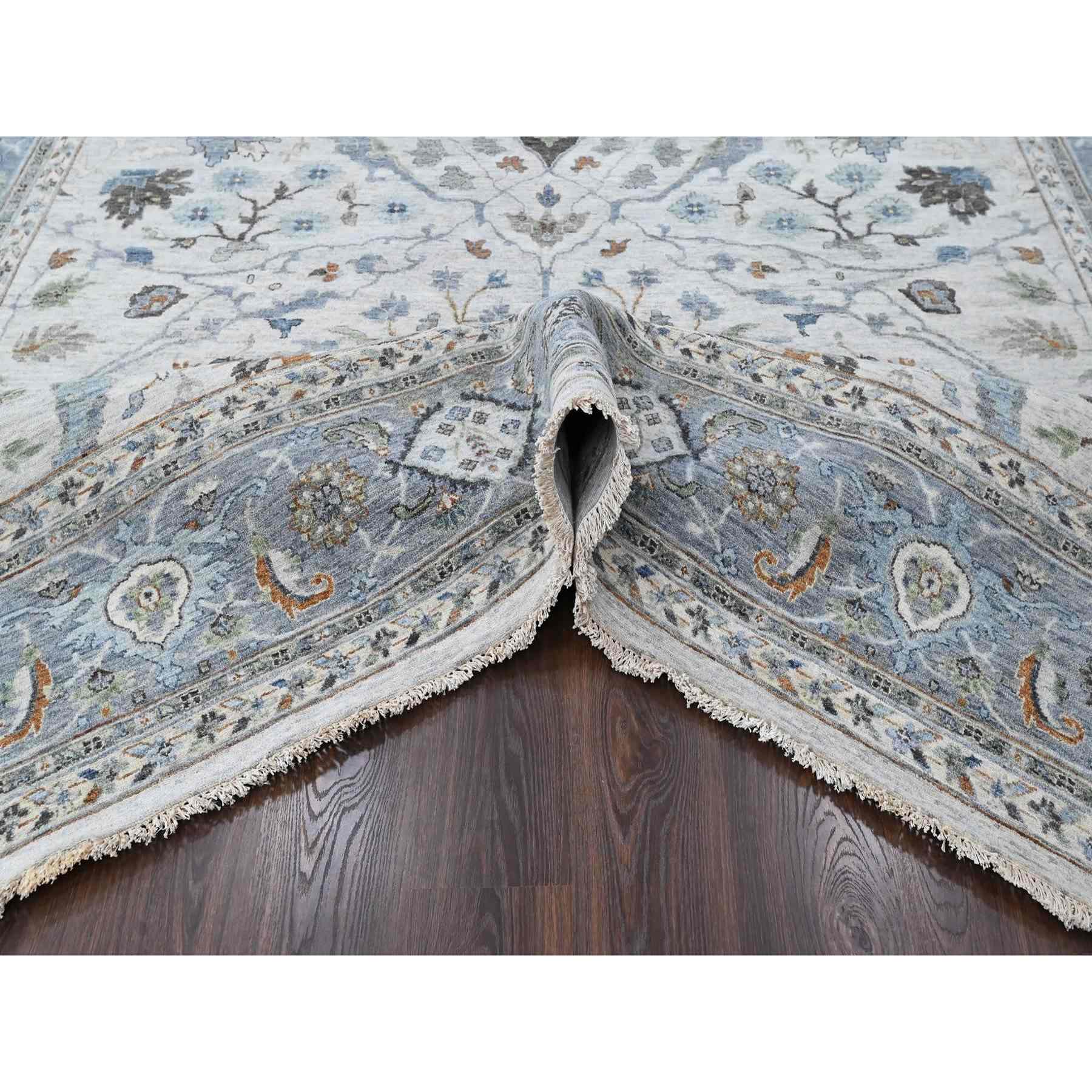 Oushak-And-Peshawar-Hand-Knotted-Rug-51920