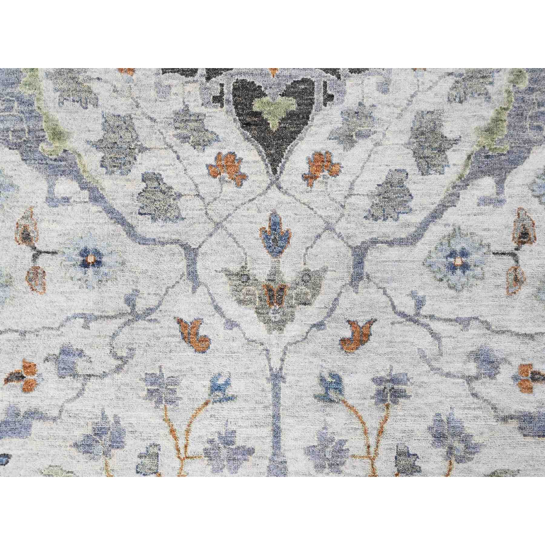 Oushak-And-Peshawar-Hand-Knotted-Rug-51920