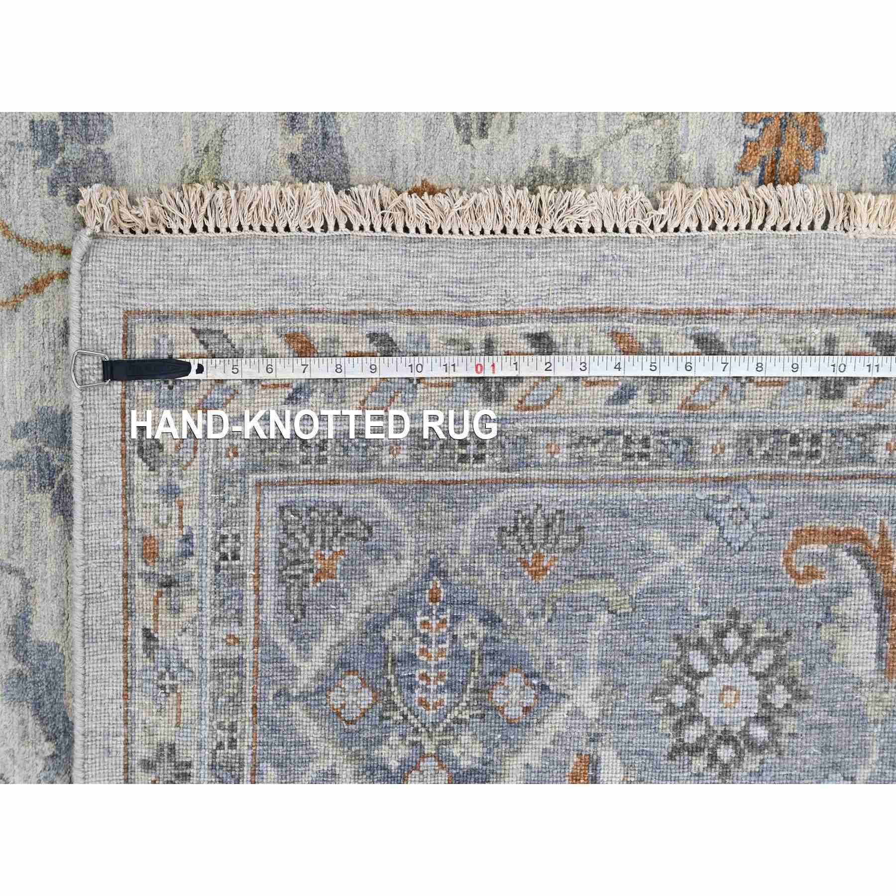 Oushak-And-Peshawar-Hand-Knotted-Rug-51920